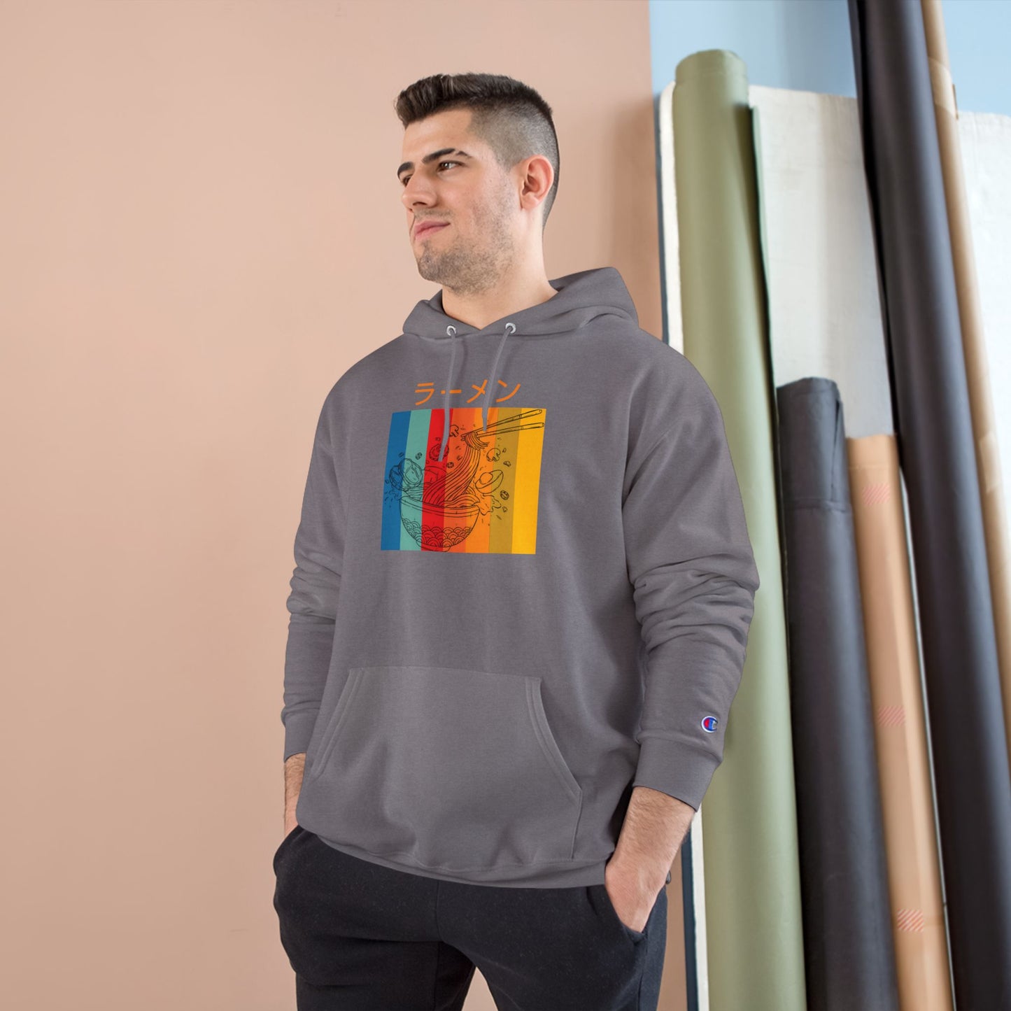 Ramen!! Medium-Heavy Champion Hoodie