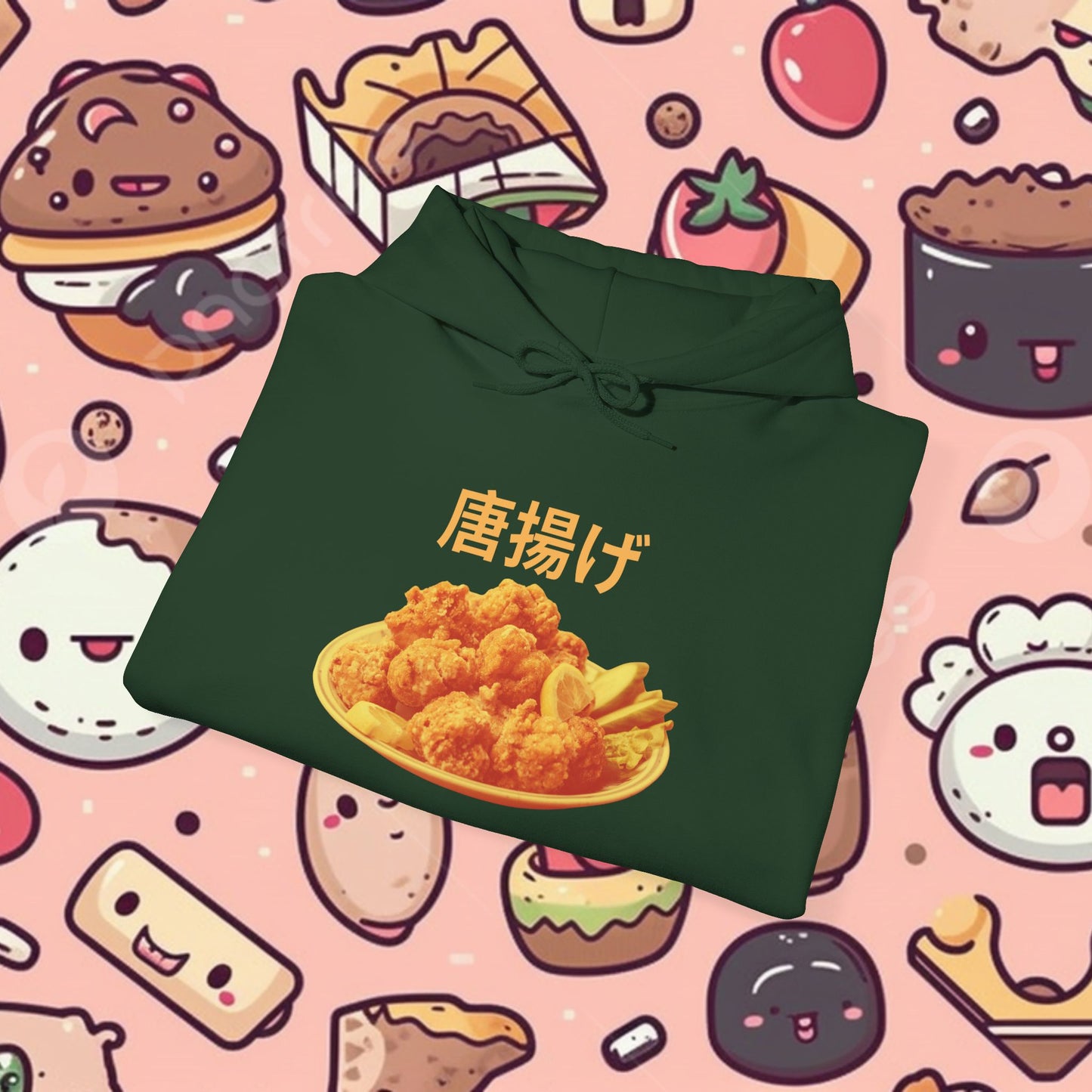 KARAAGE!!!! Relaxed Fit Hoodie