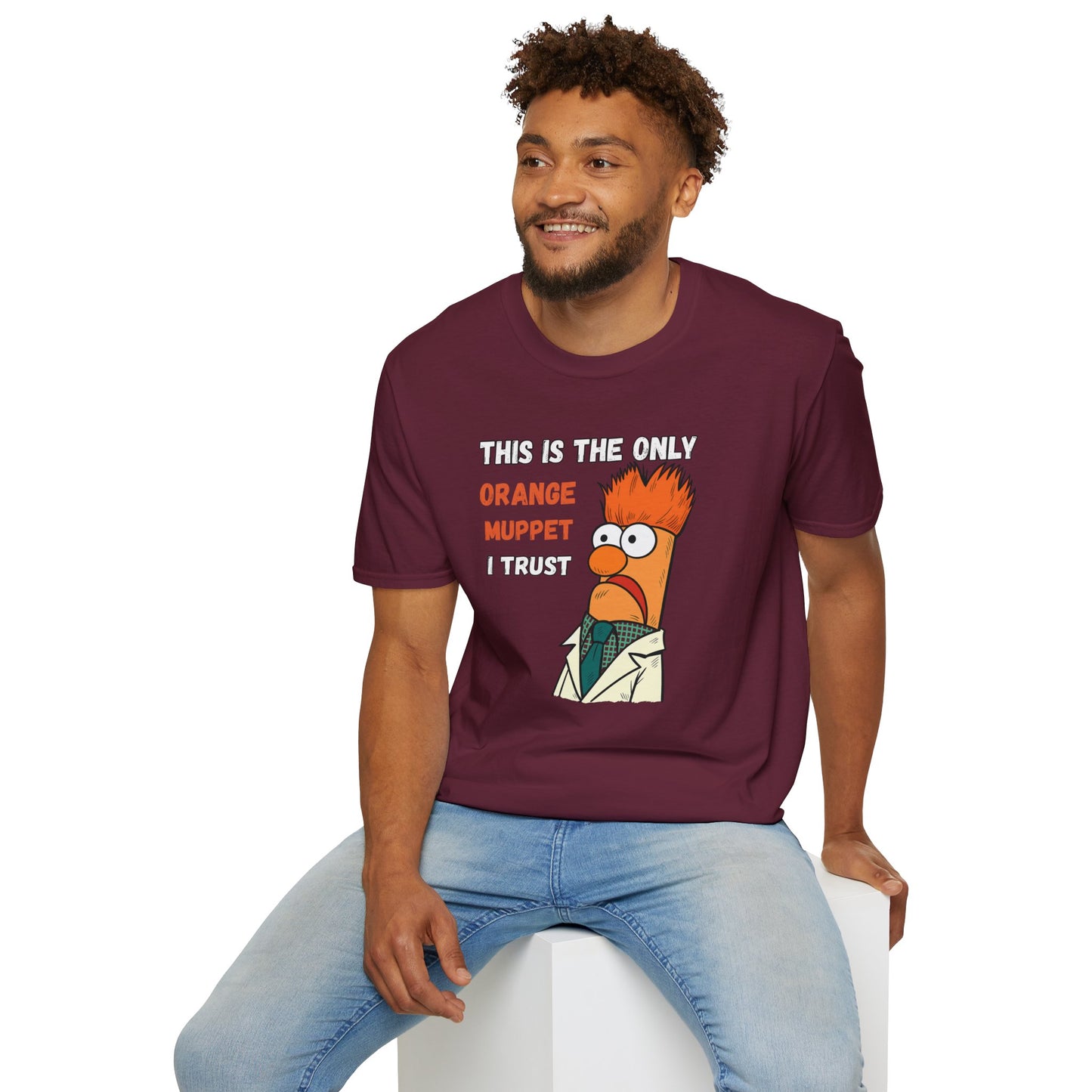 Orange Muppet Softstyle T-shirt