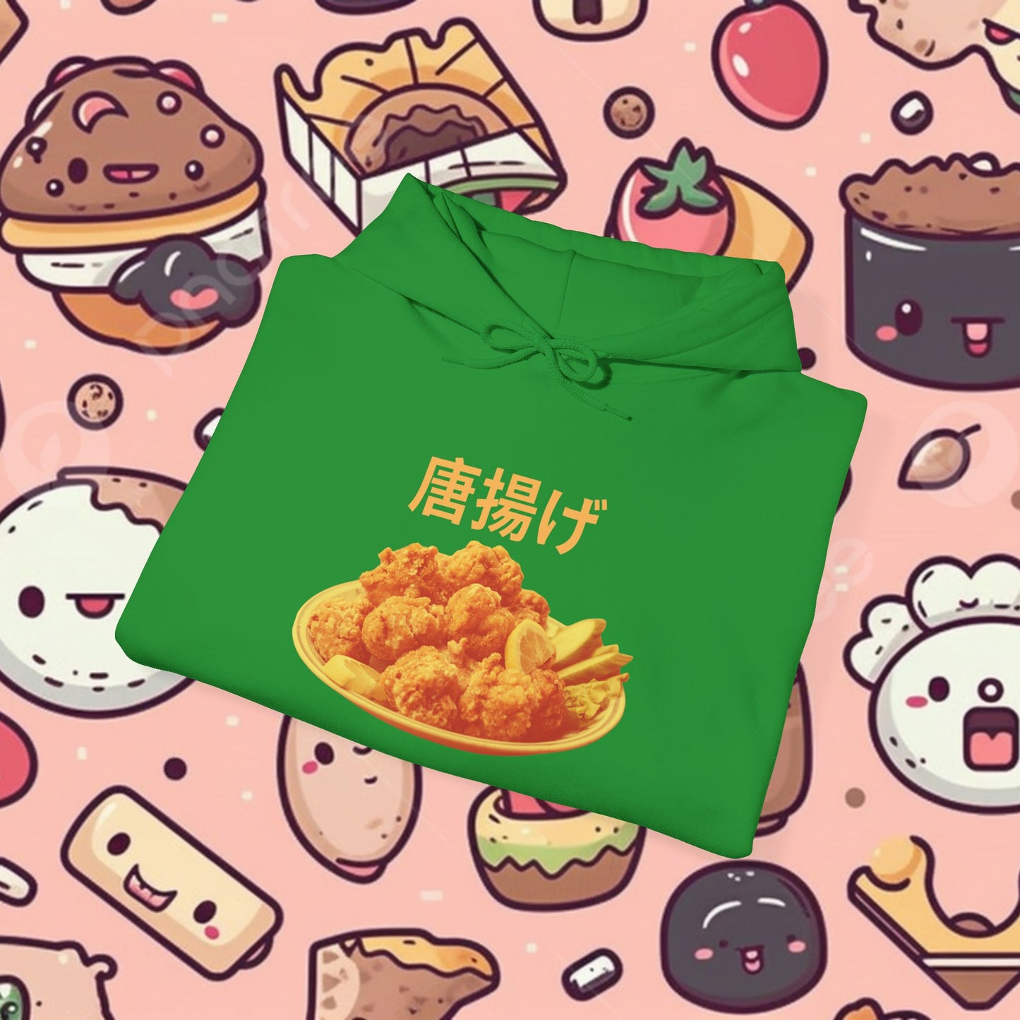 KARAAGE!!!! Relaxed Fit Hoodie