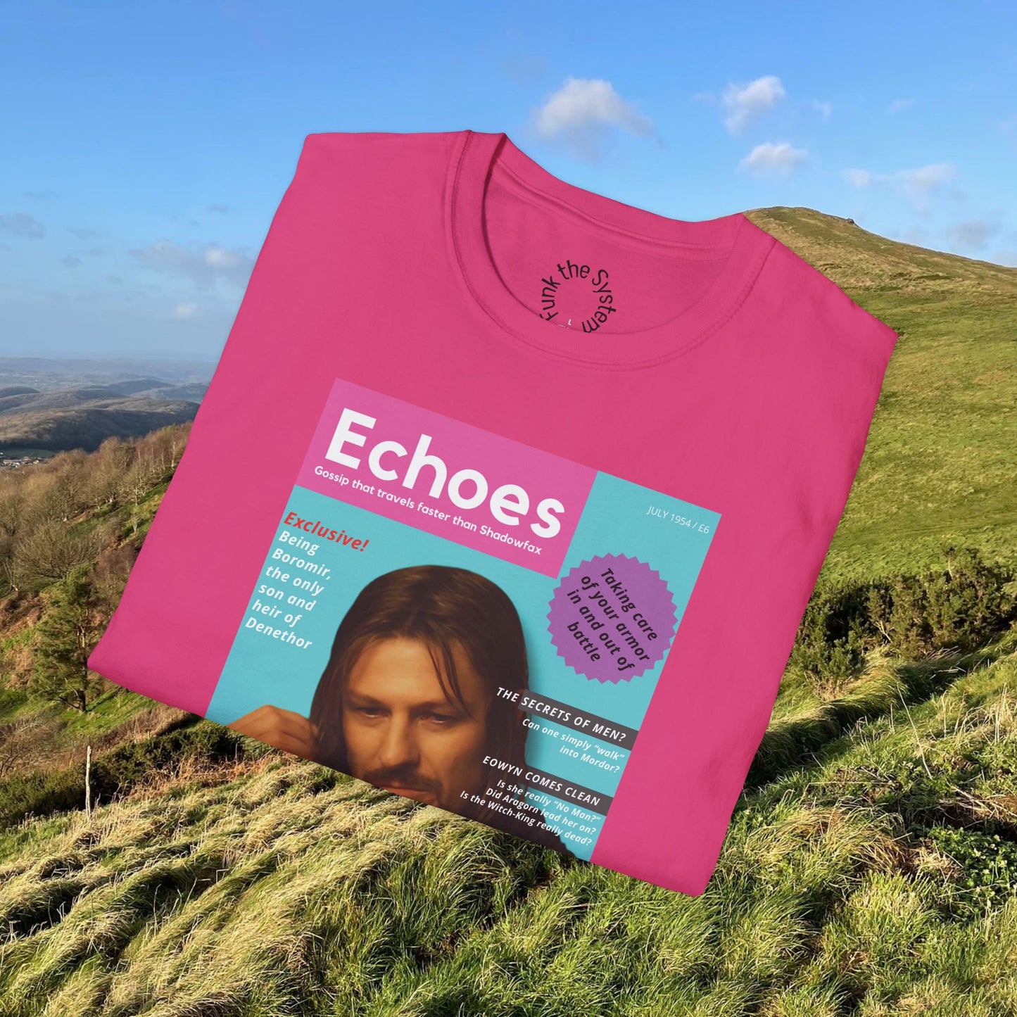Echoes (LOTR Magazine Cover Shirt) Softstyle T-shirt