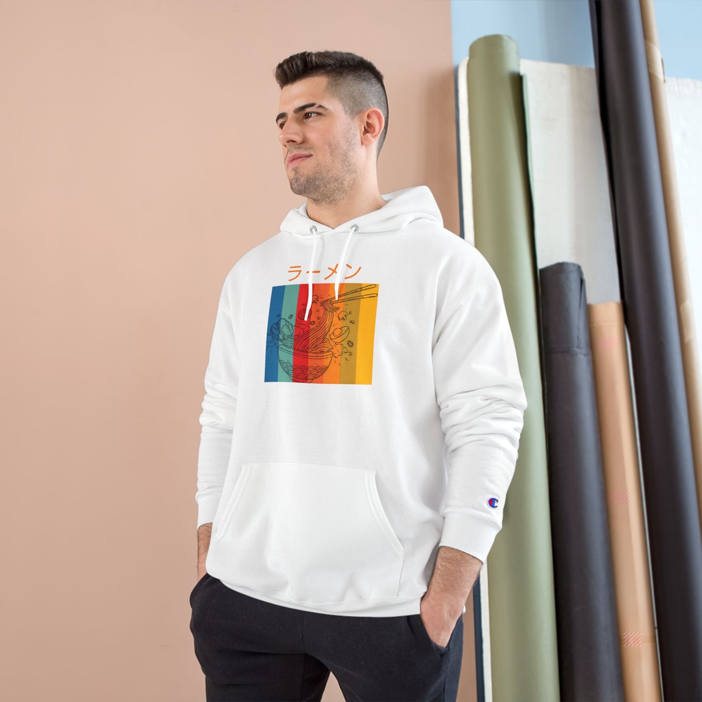 Ramen!! Medium-Heavy Champion Hoodie