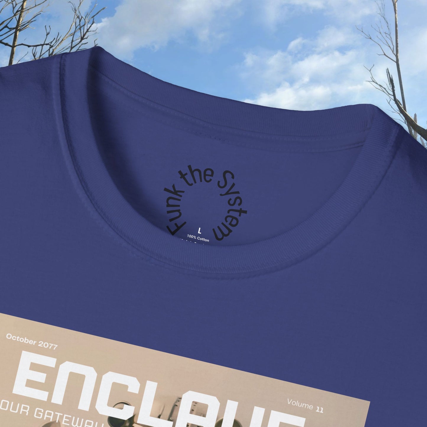 Enclave (Fallout Magazine Cover) Softstyle T-shirt