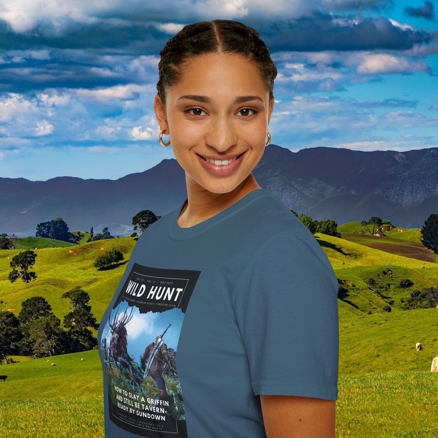 Wild Hunt (Witcher Magazine Cover) Softstyle T-shirt