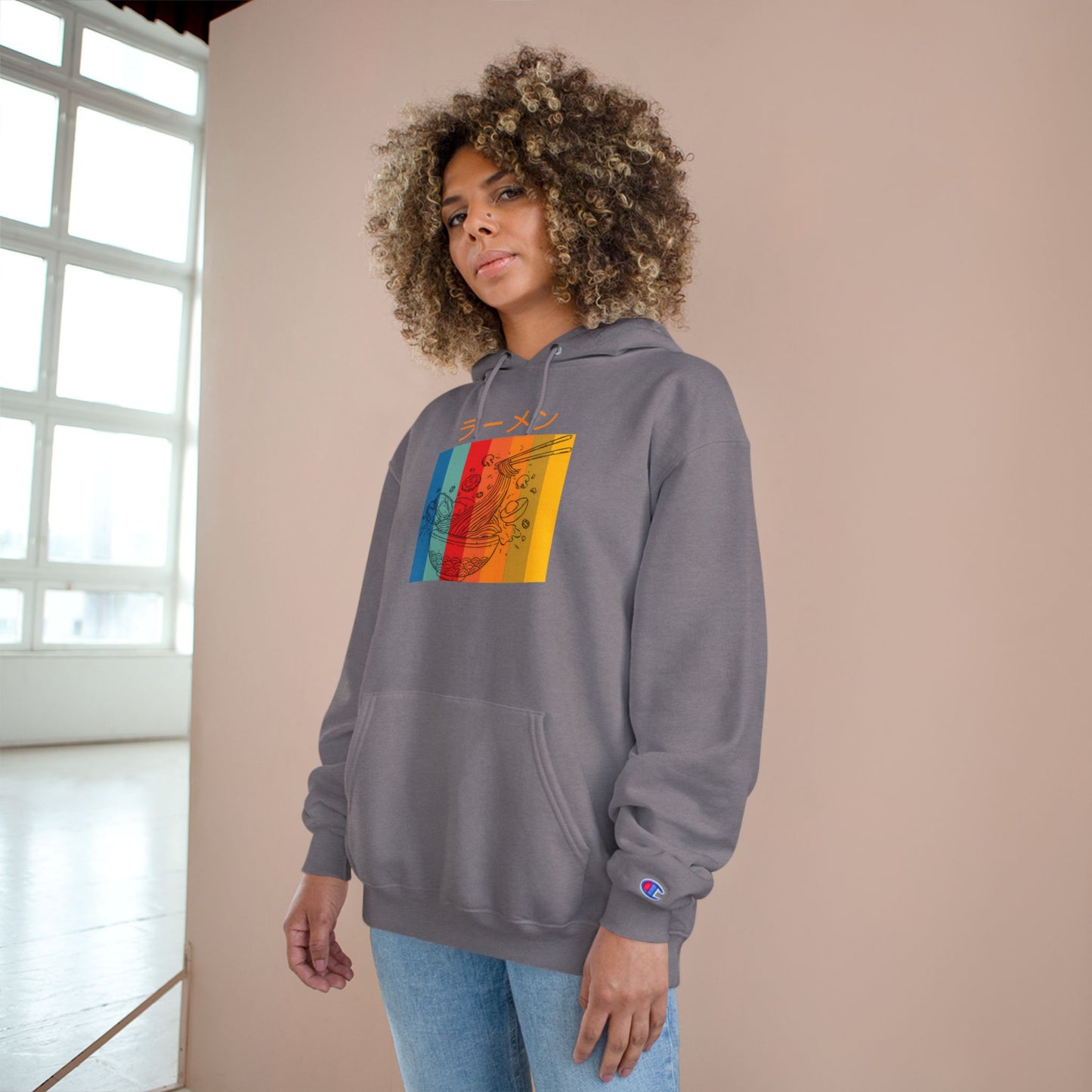 Ramen!! Medium-Heavy Champion Hoodie