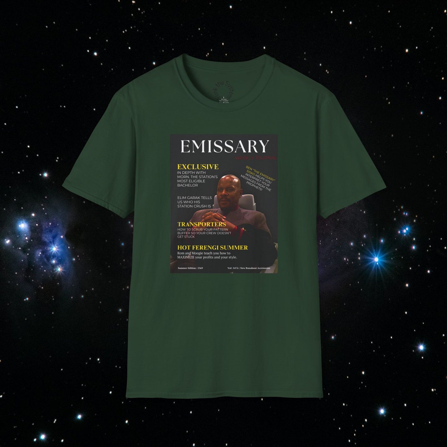 Emissary Weekly (Deep Space 9 Magazine Cover) Softstyle T-shirt