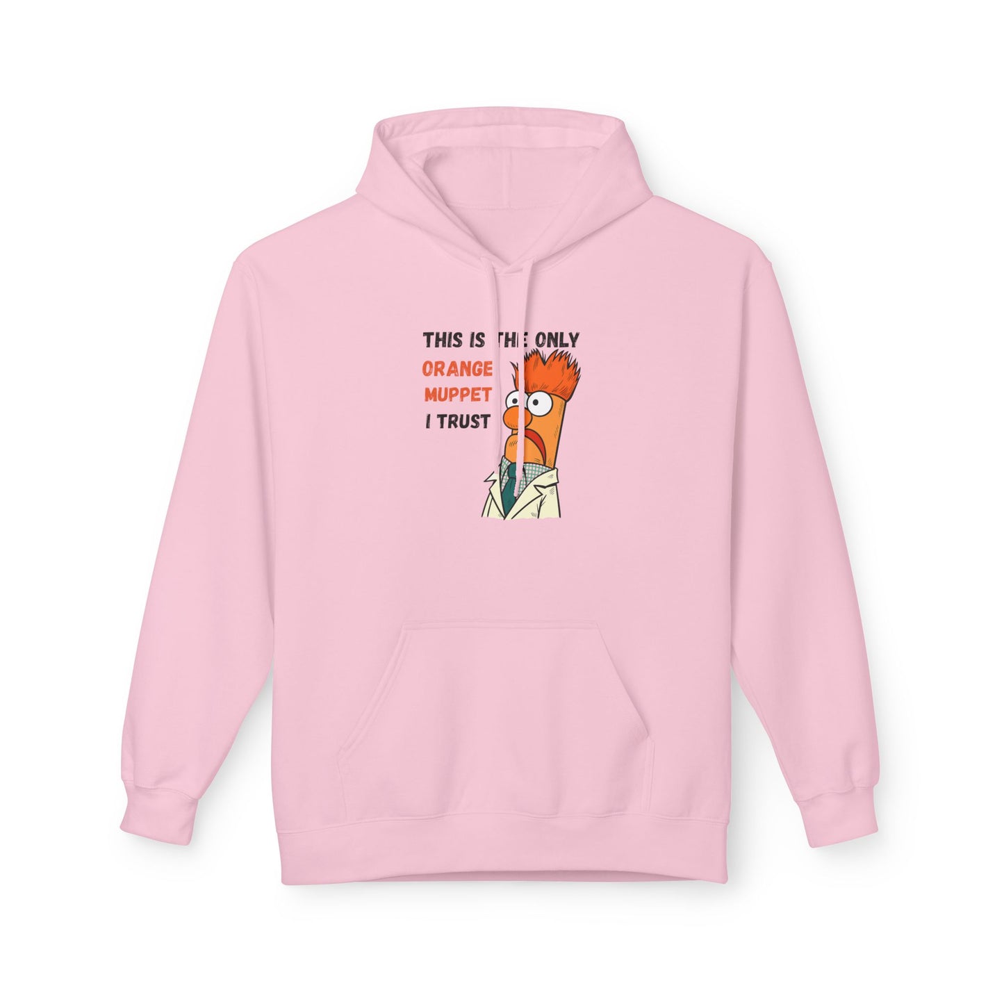 Orange Muppet Relaxed Fit Hoodie