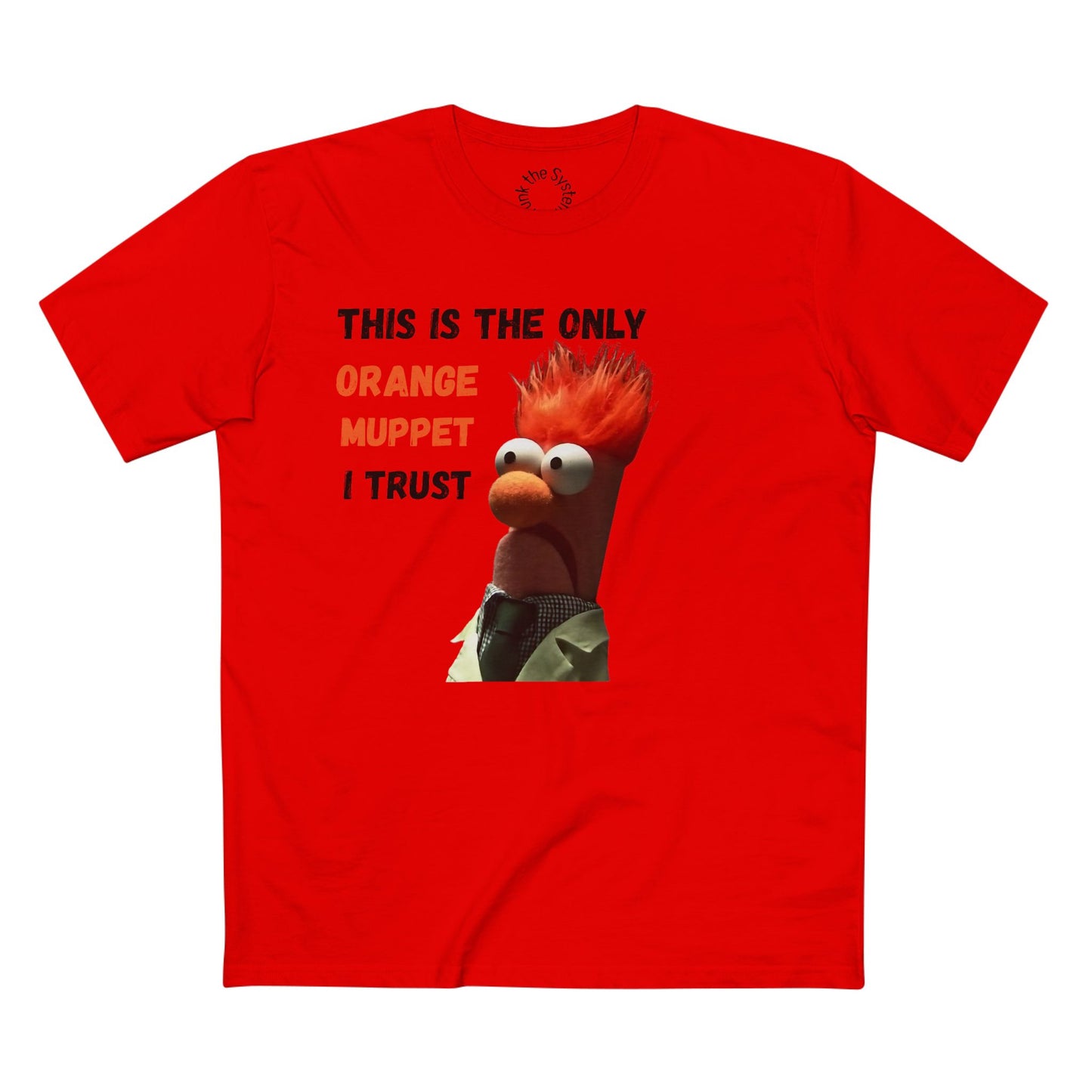 Orange Muppet Staple Tee