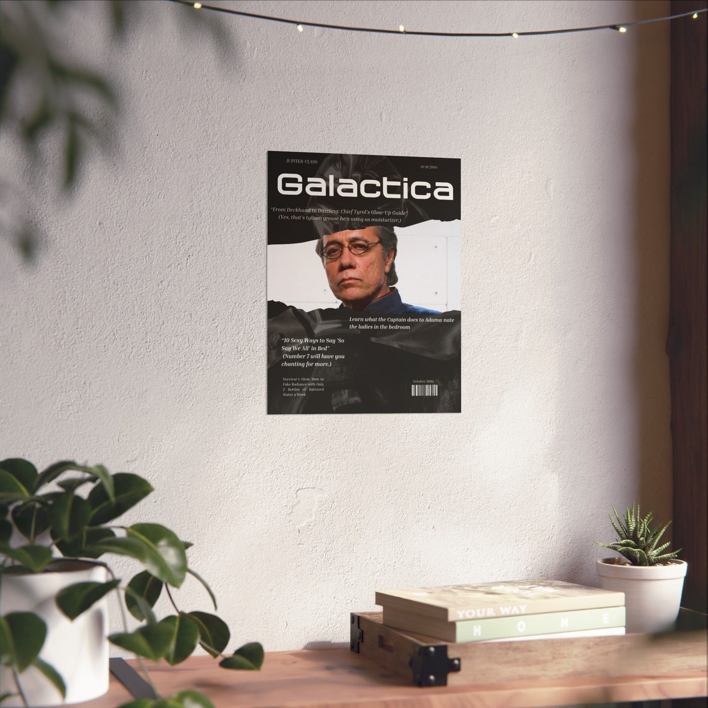 Galactica Magazine Matte Vertical Poster