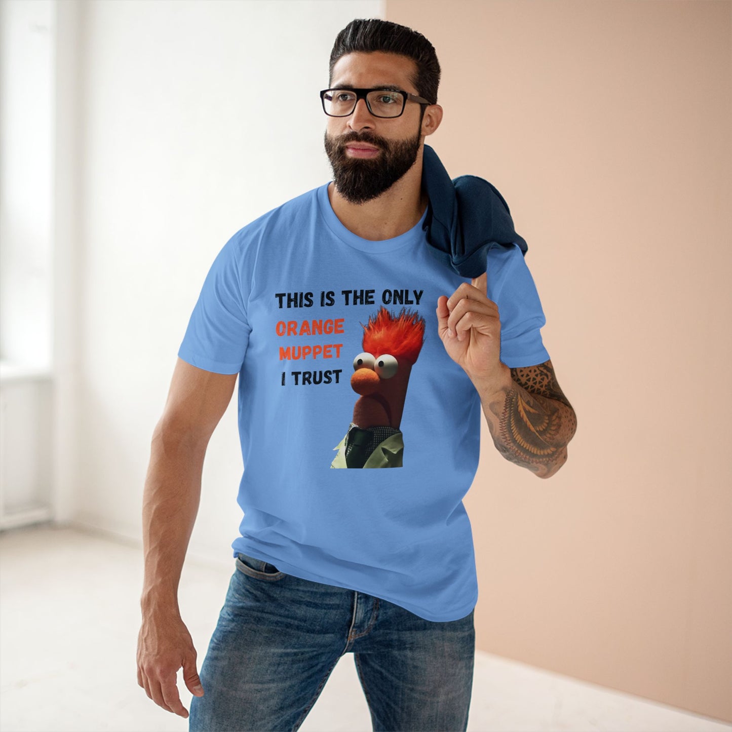 Orange Muppet Staple Tee
