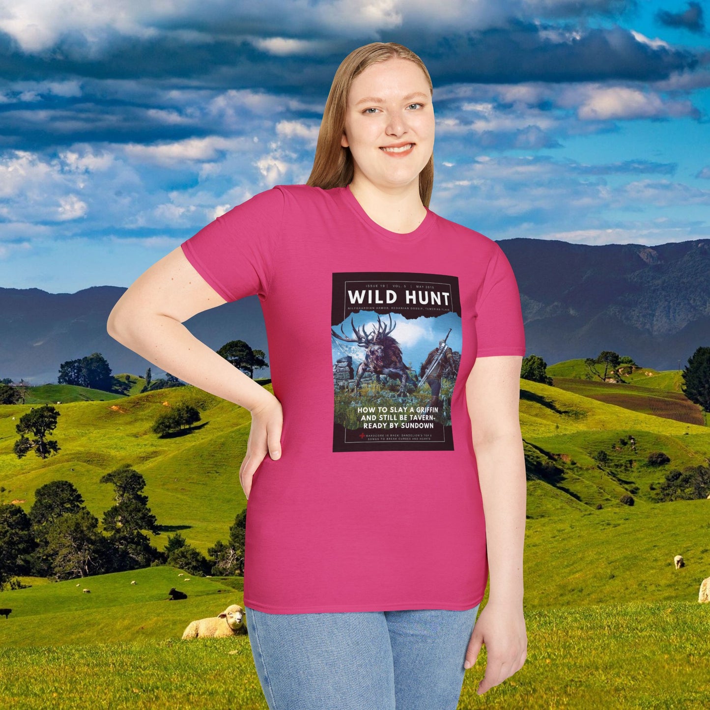 Wild Hunt (Witcher Magazine Cover) Softstyle T-shirt