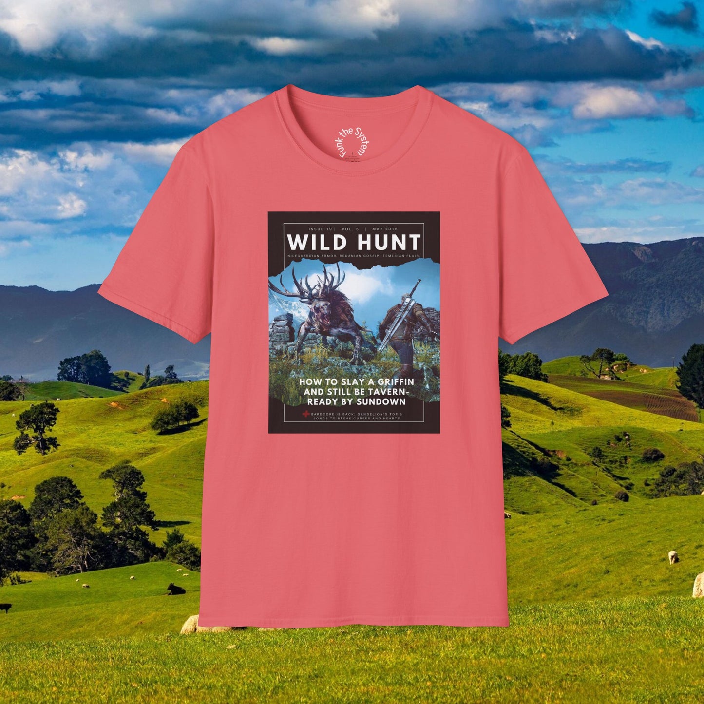 Wild Hunt (Witcher Magazine Cover) Softstyle T-shirt