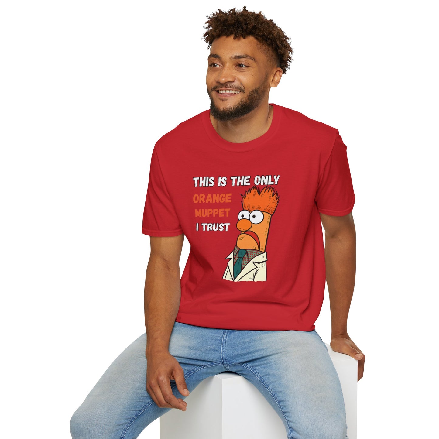 Orange Muppet Softstyle T-shirt