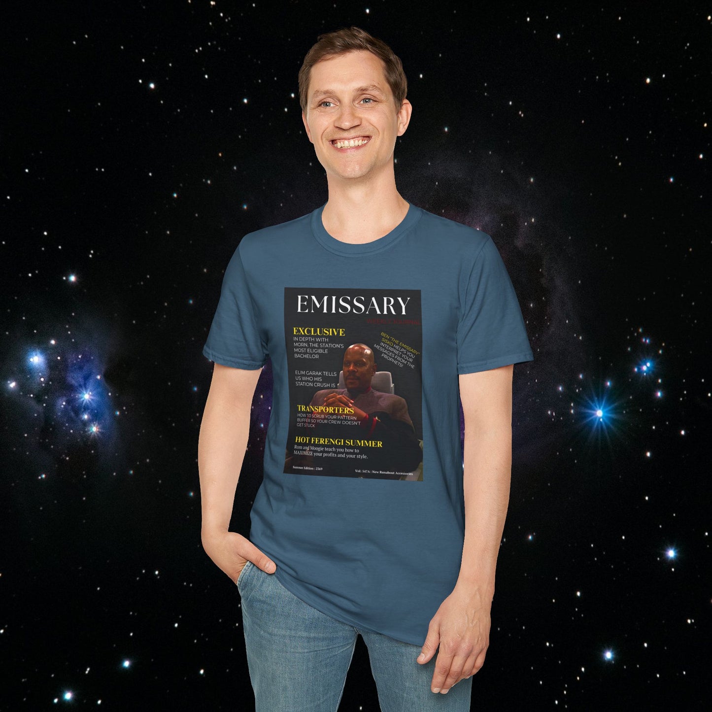 Emissary Weekly (Deep Space 9 Magazine Cover) Softstyle T-shirt