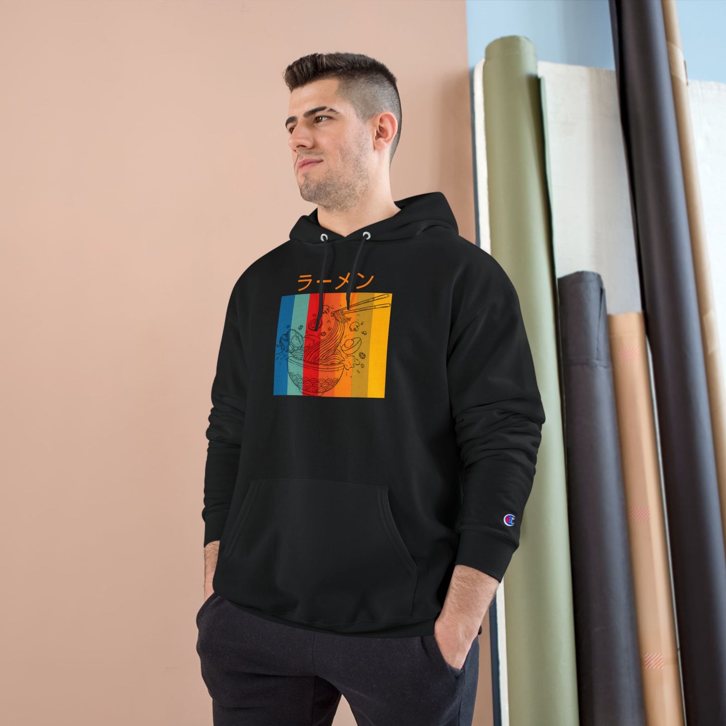 Ramen!! Medium-Heavy Champion Hoodie