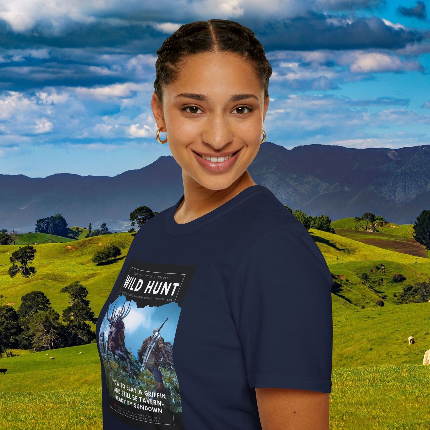 Wild Hunt (Witcher Magazine Cover) Softstyle T-shirt