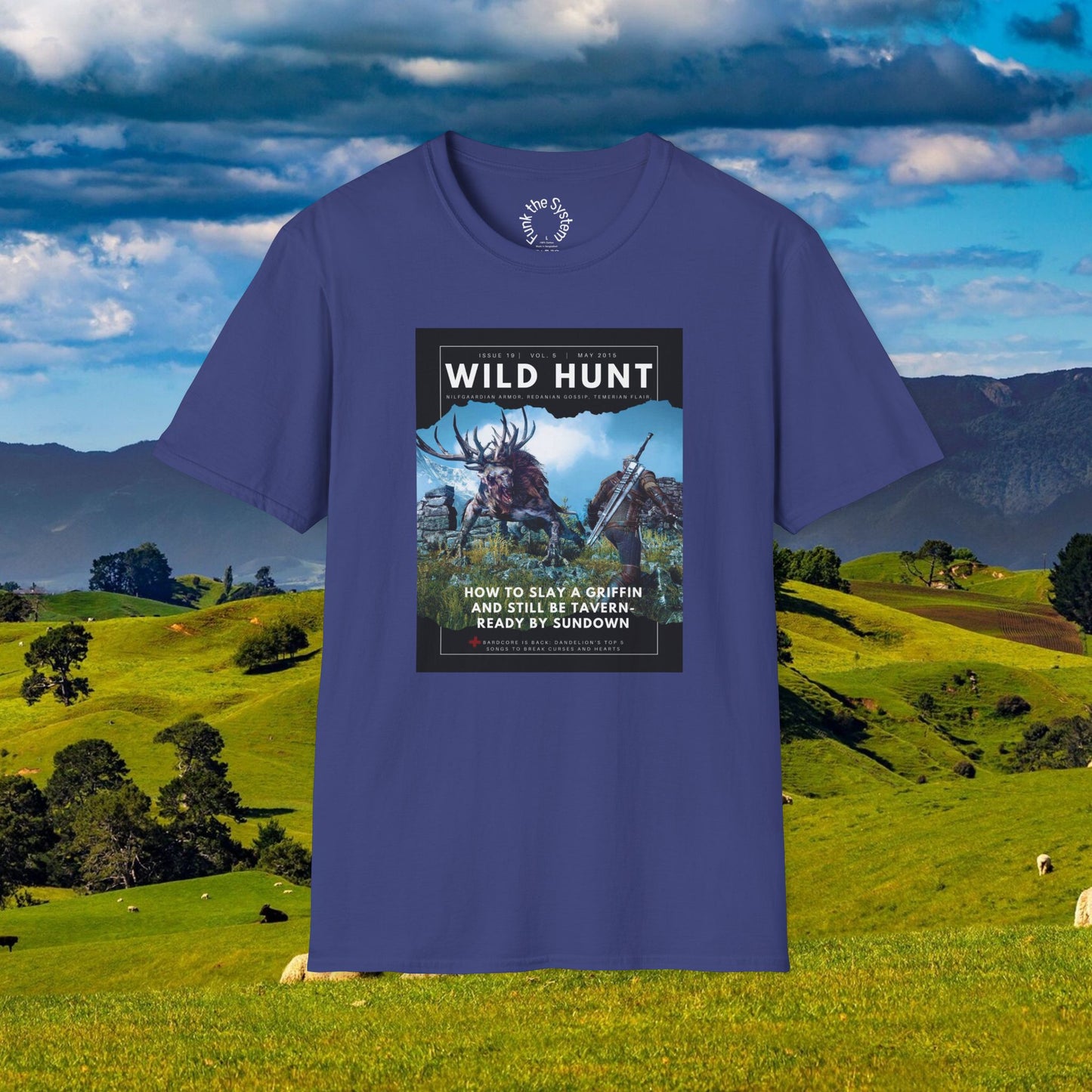 Wild Hunt (Witcher Magazine Cover) Softstyle T-shirt