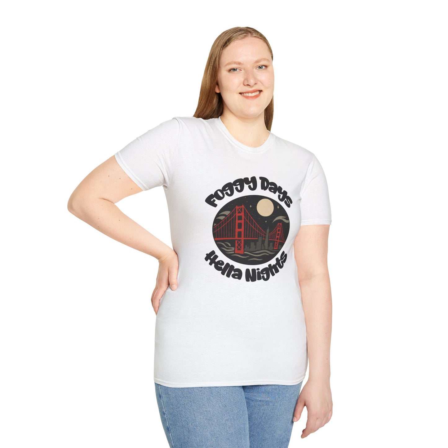 Foggy Days, Hella Nights - Softstyle T-shirt