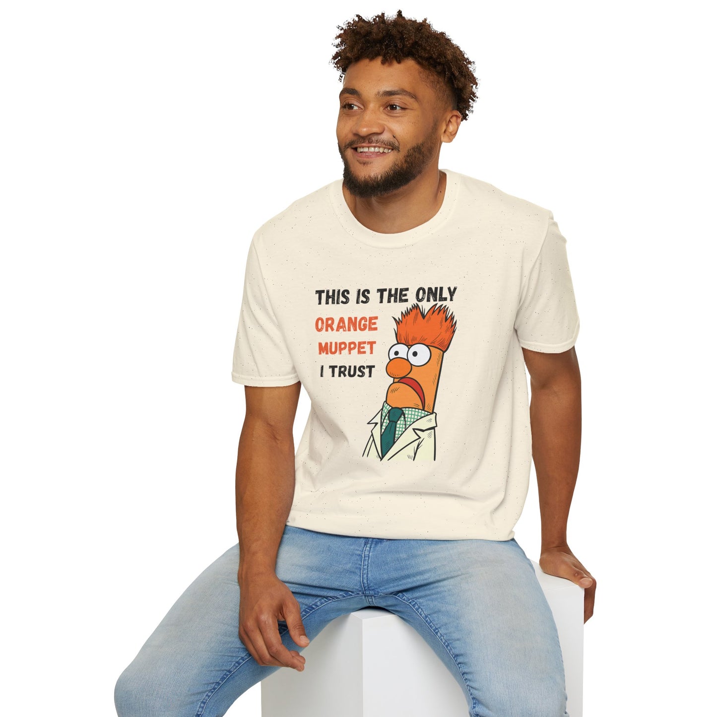 Orange Muppet Softstyle T-shirt