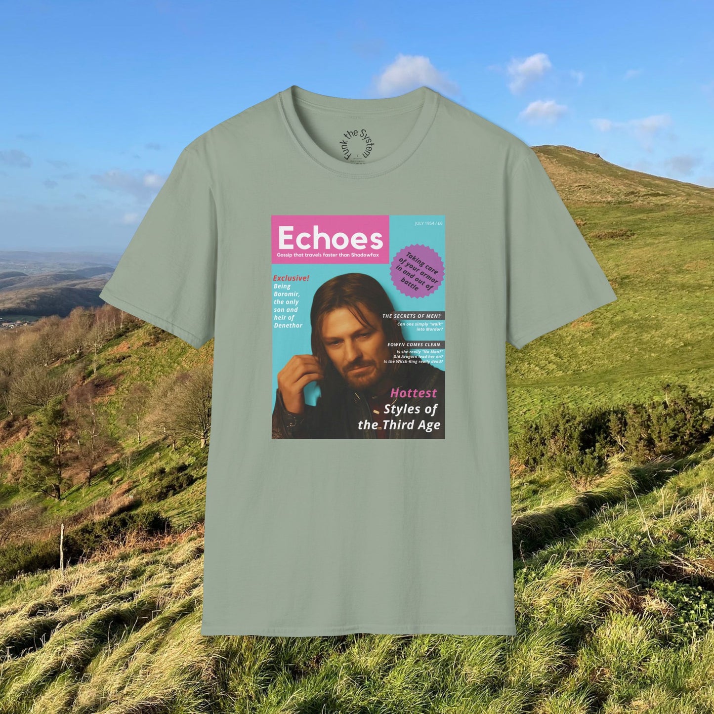 Echoes (LOTR Magazine Cover Shirt) Softstyle T-shirt