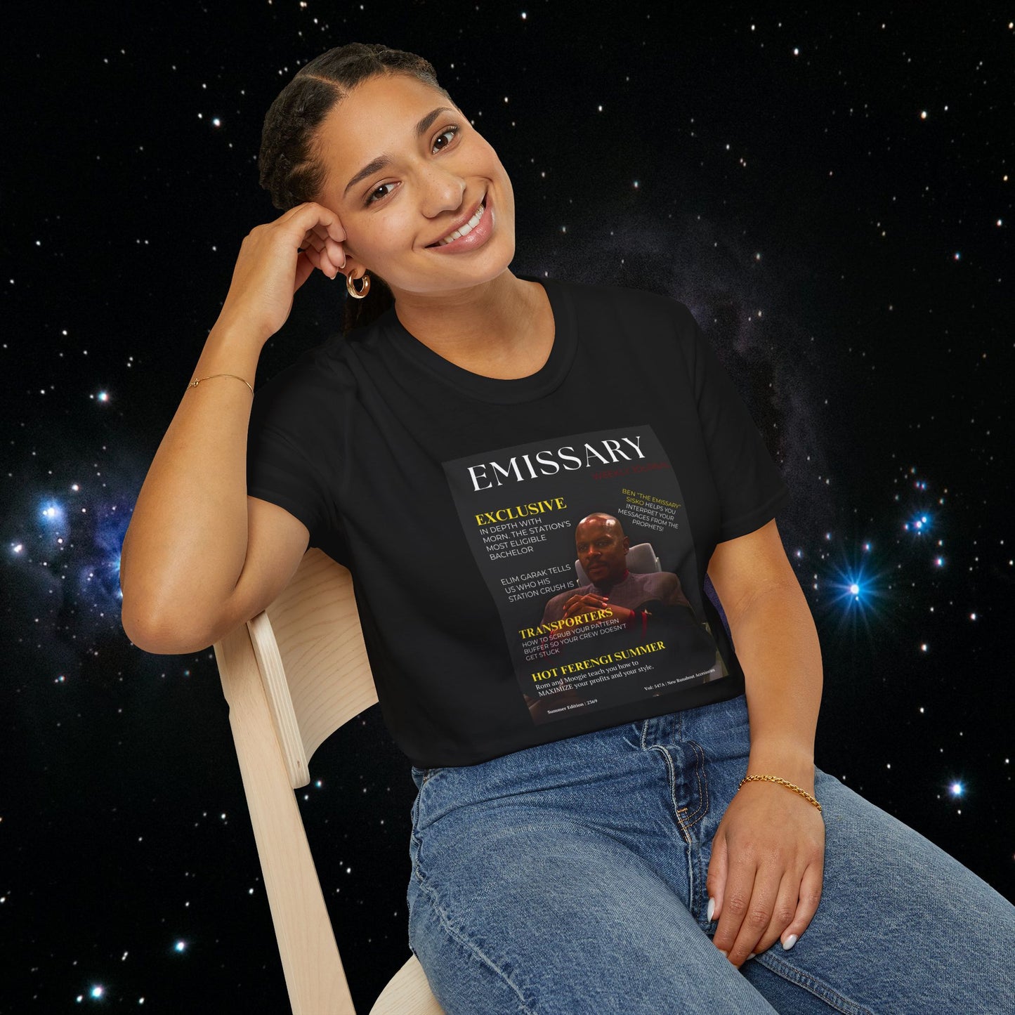 Emissary Weekly (Deep Space 9 Magazine Cover) Softstyle T-shirt
