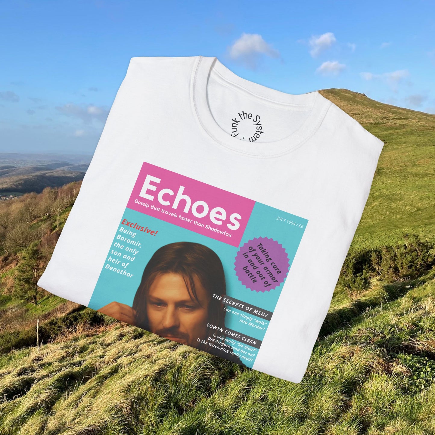 Echoes (LOTR Magazine Cover Shirt) Softstyle T-shirt