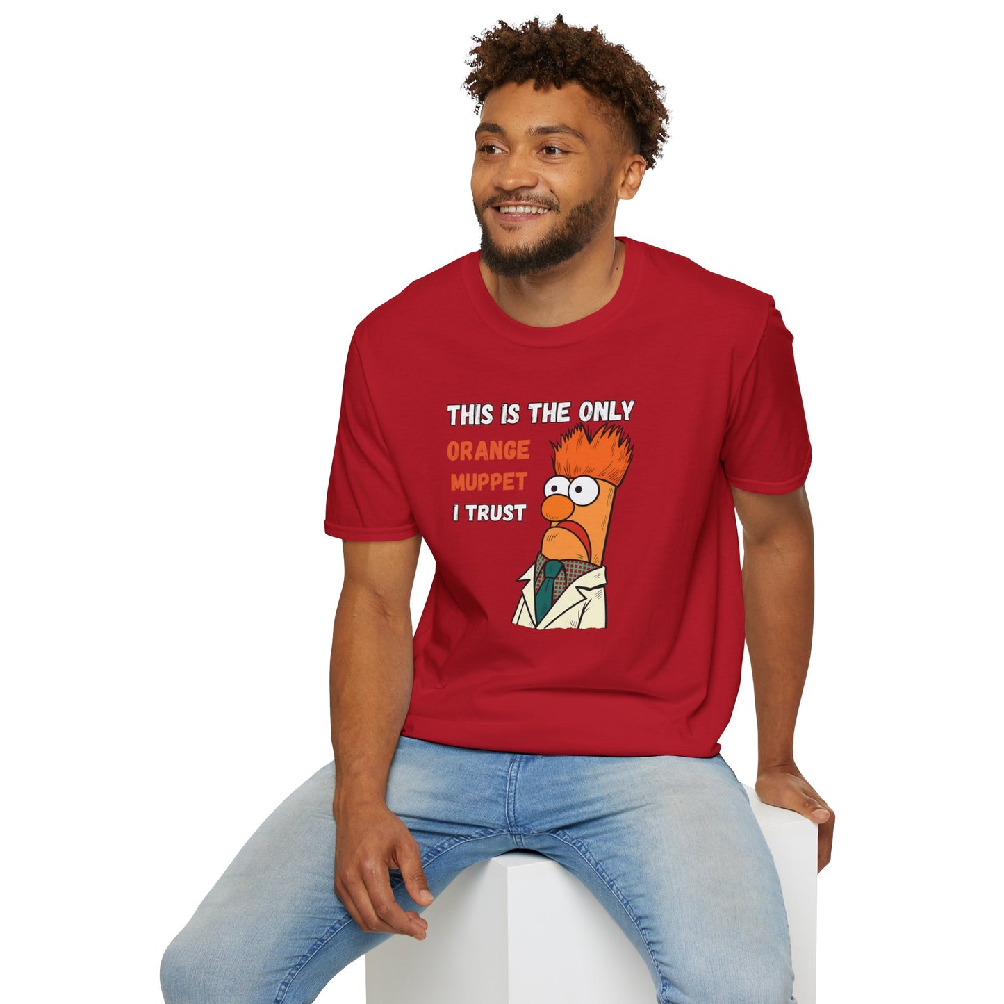 Orange Muppet Softstyle T-shirt