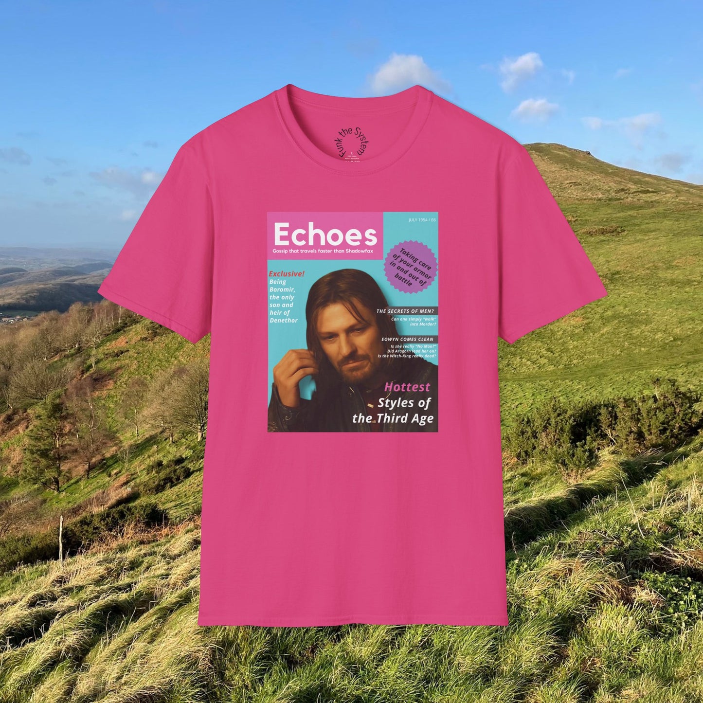 Echoes (LOTR Magazine Cover Shirt) Softstyle T-shirt