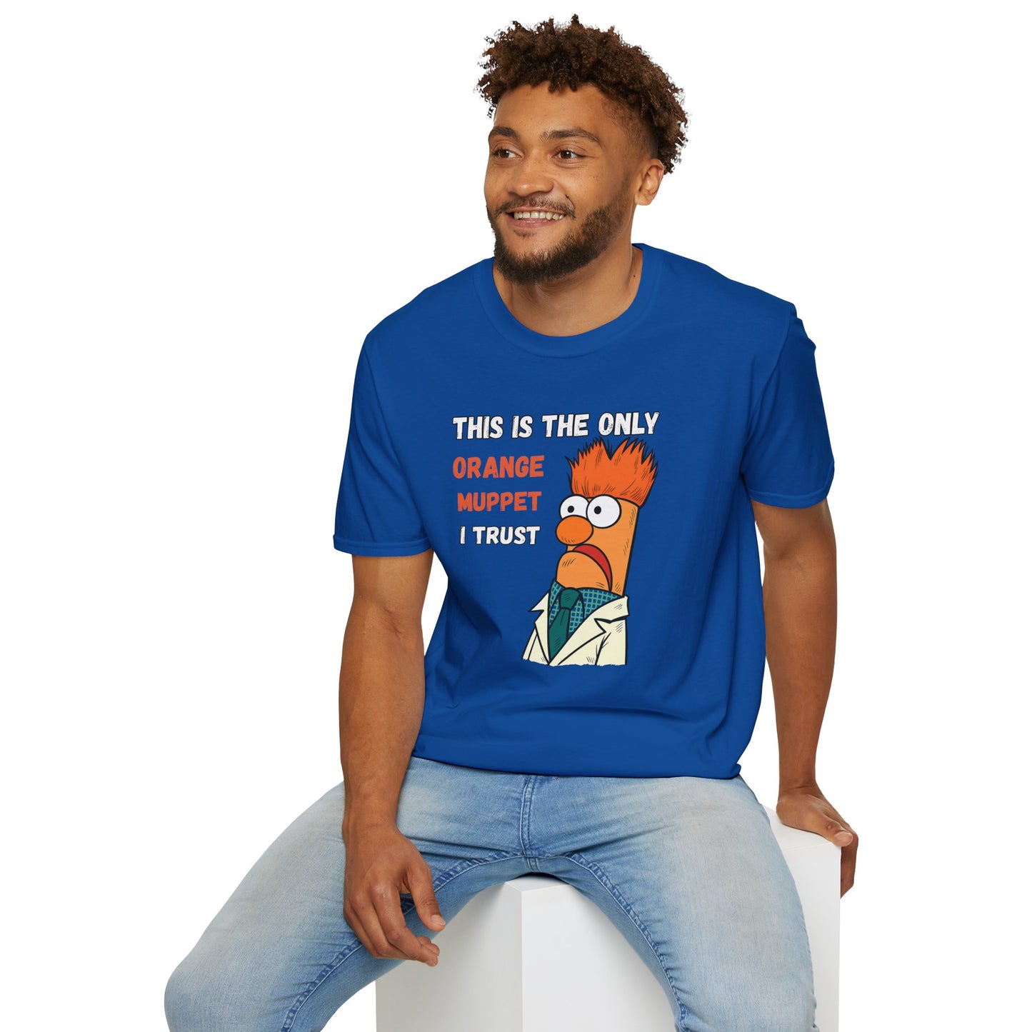 Orange Muppet Softstyle T-shirt