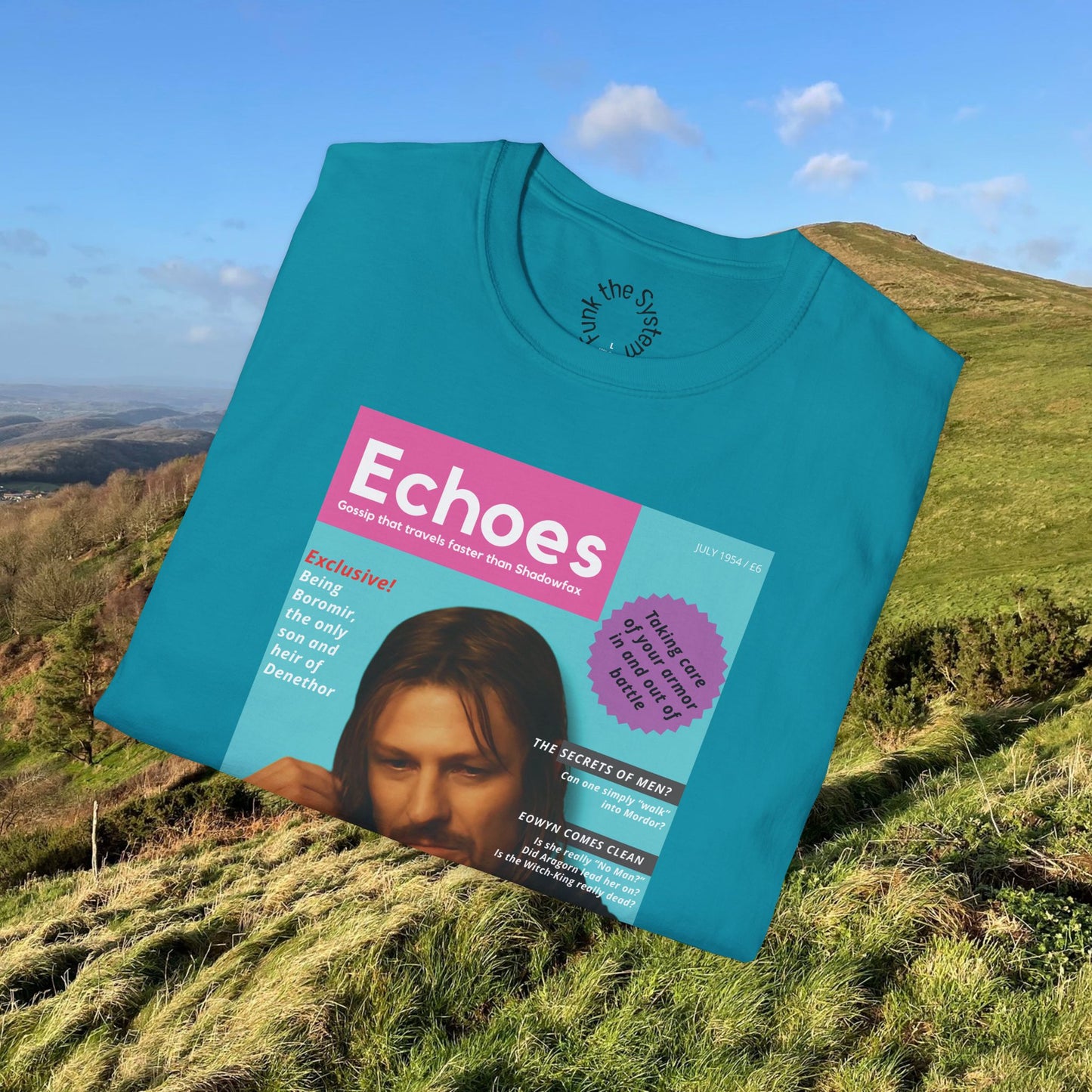 Echoes (LOTR Magazine Cover Shirt) Softstyle T-shirt