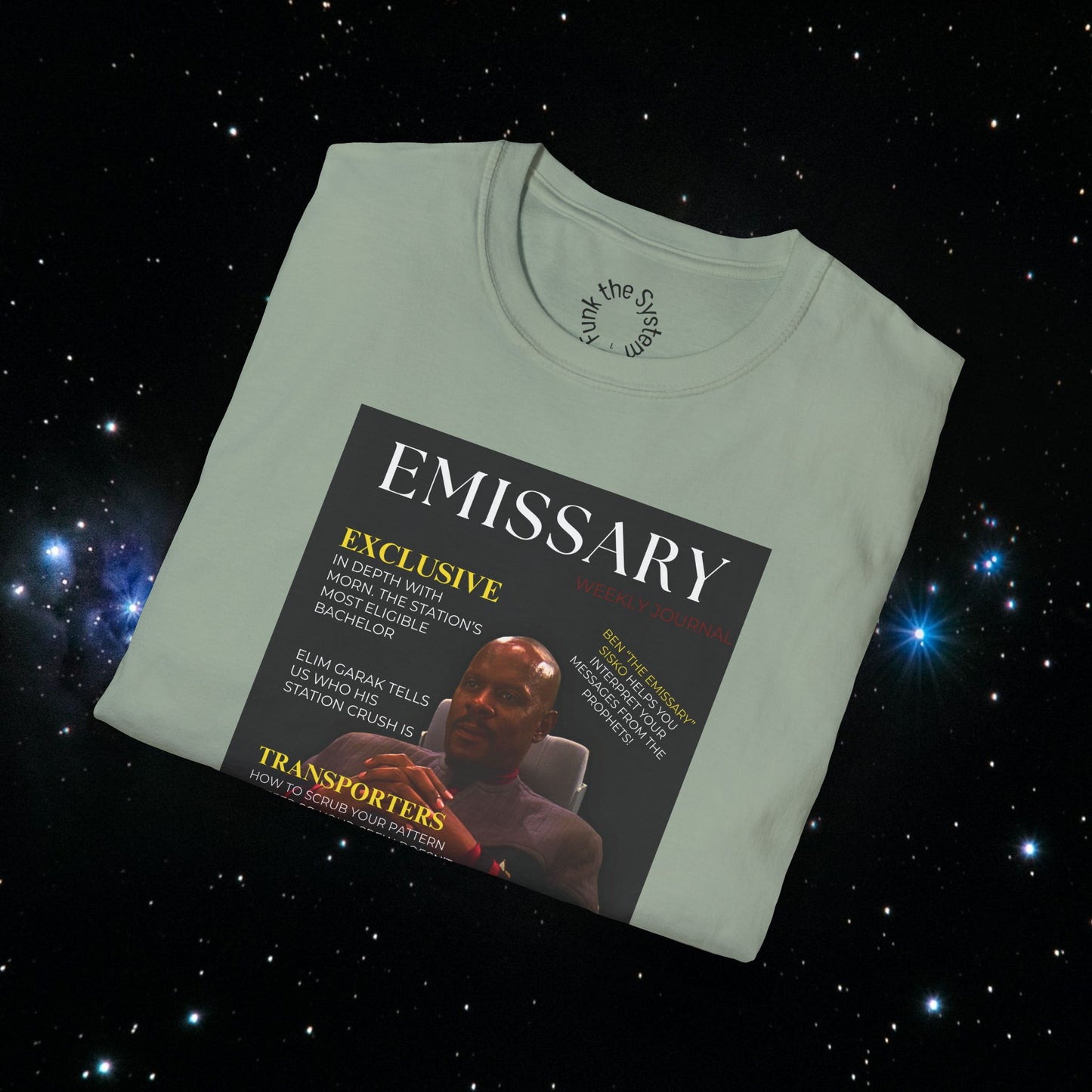 Emissary Weekly (Deep Space 9 Magazine Cover) Softstyle T-shirt