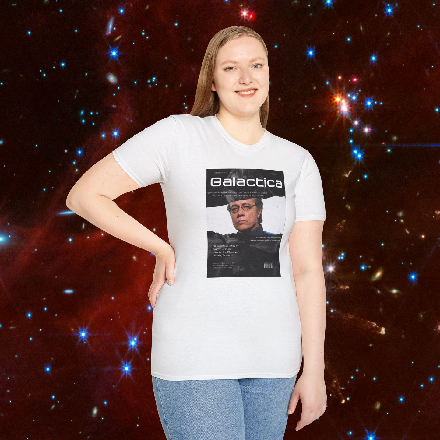Galactica Magazine Softstyle T-shirt