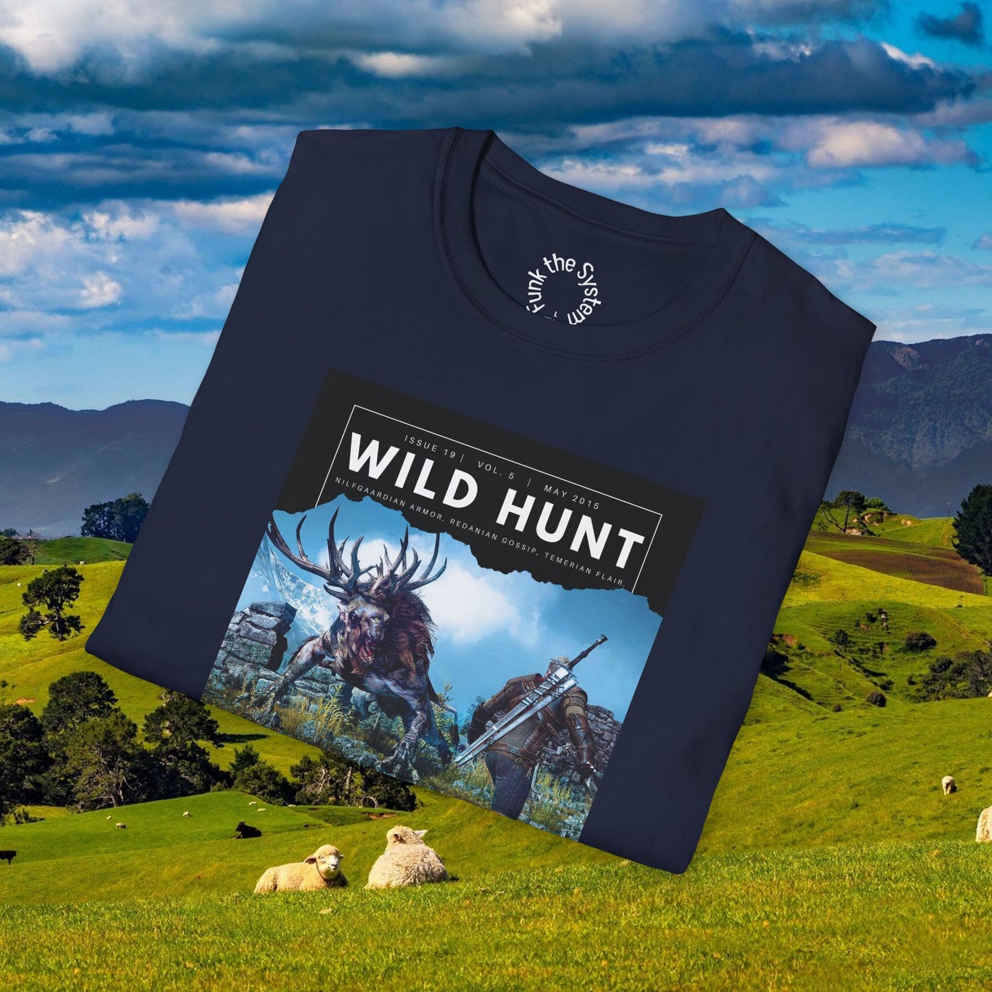 Wild Hunt (Witcher Magazine Cover) Softstyle T-shirt