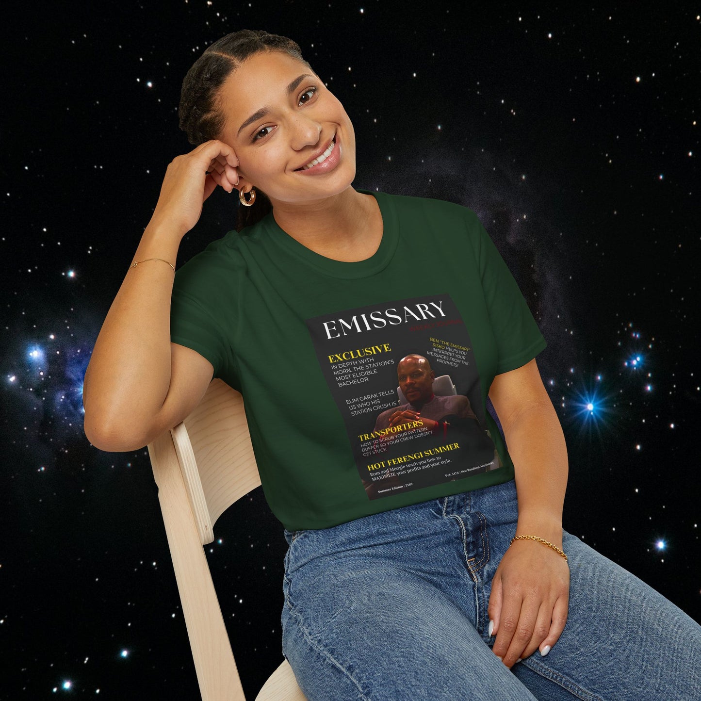 Emissary Weekly (Deep Space 9 Magazine Cover) Softstyle T-shirt