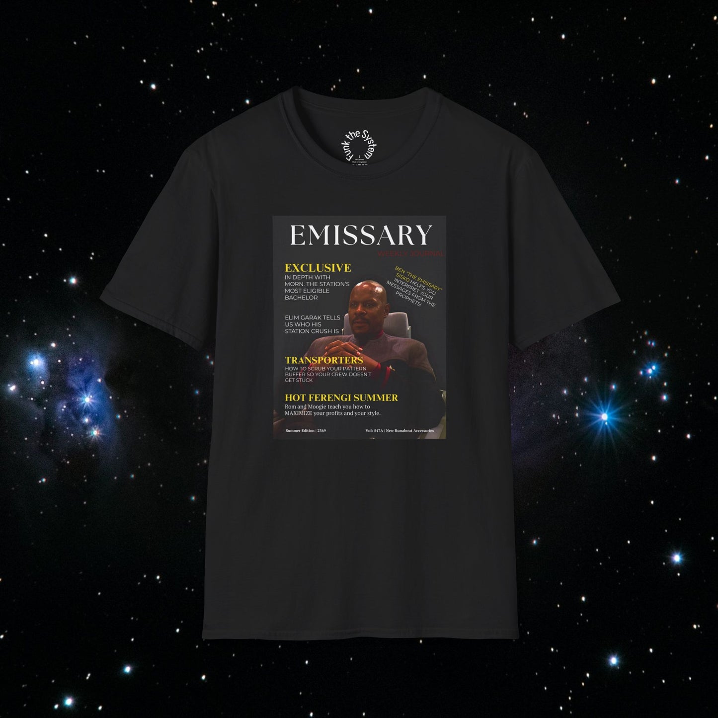 Emissary Weekly (Deep Space 9 Magazine Cover) Softstyle T-shirt