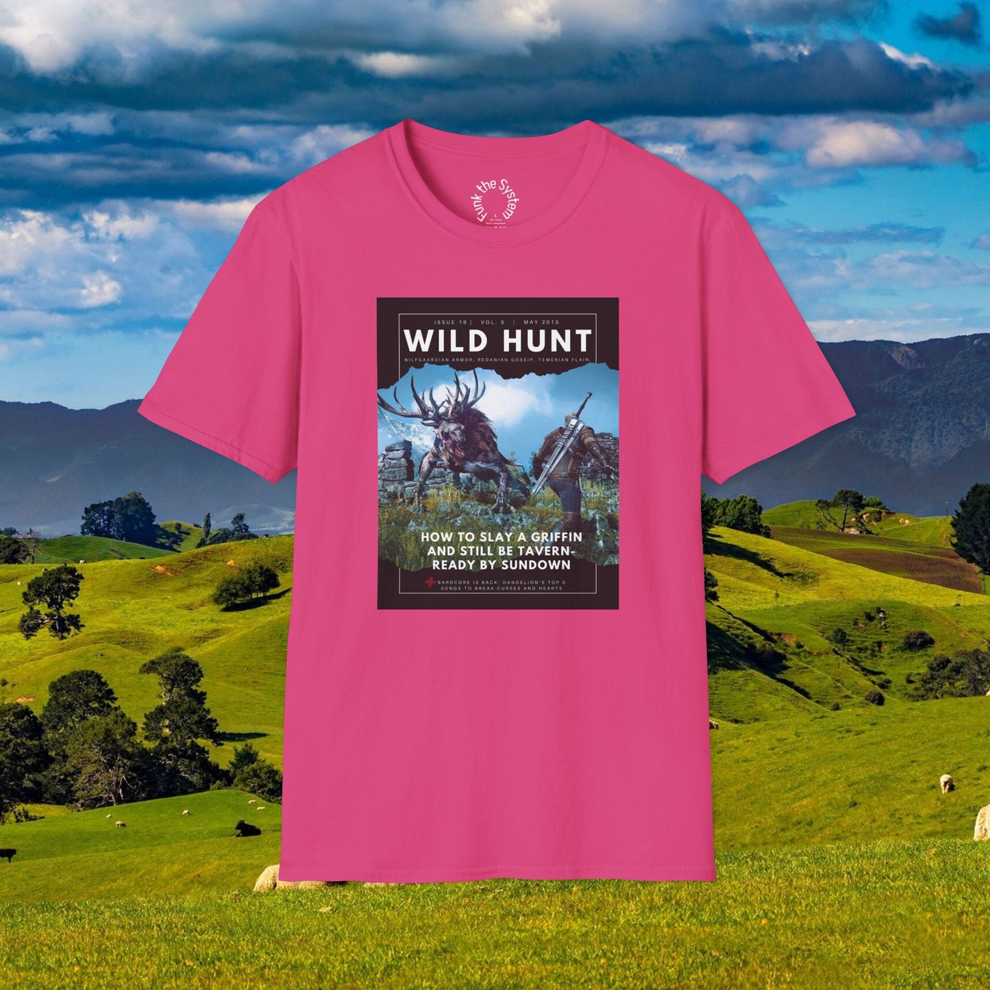 Wild Hunt (Witcher Magazine Cover) Softstyle T-shirt