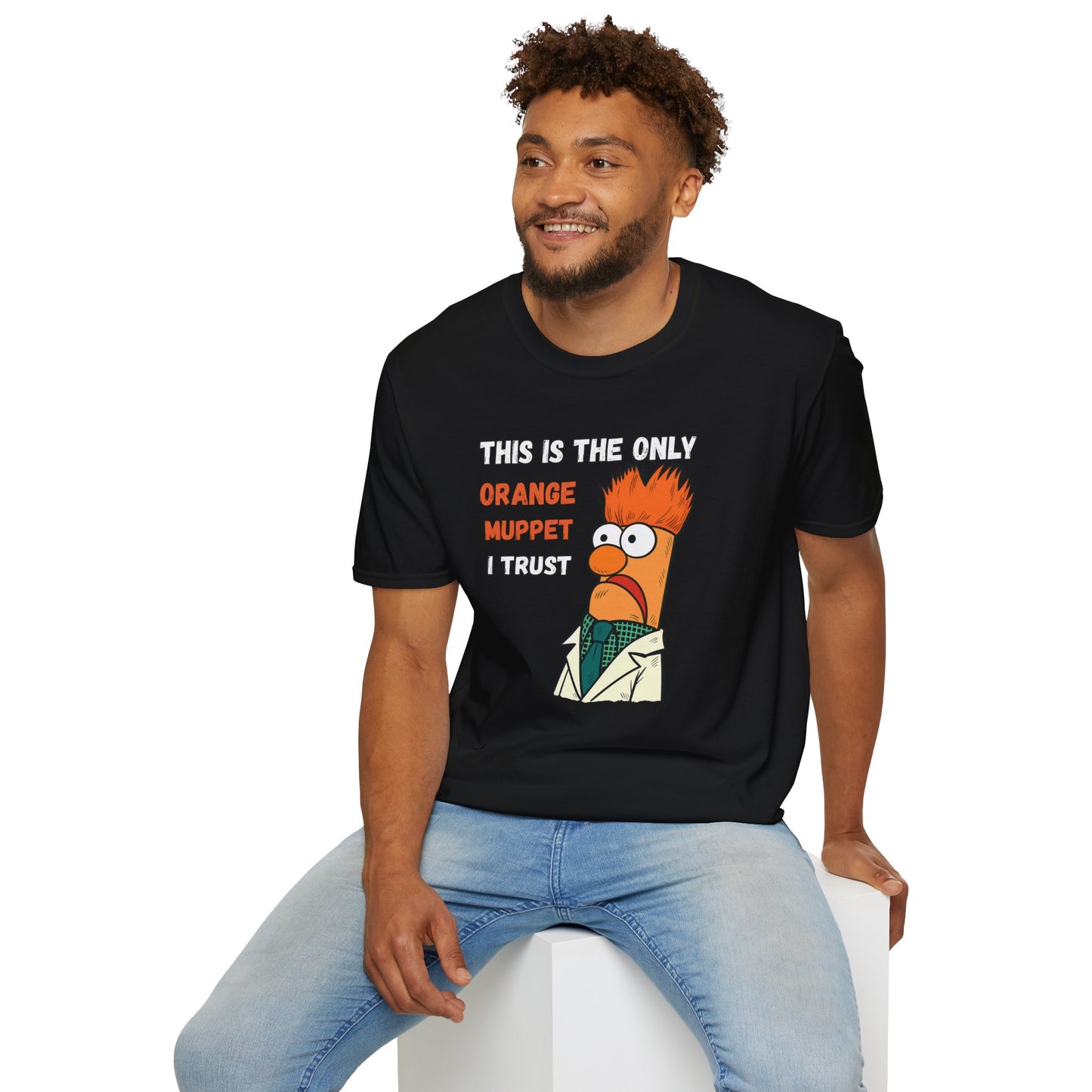 Orange Muppet Softstyle T-shirt
