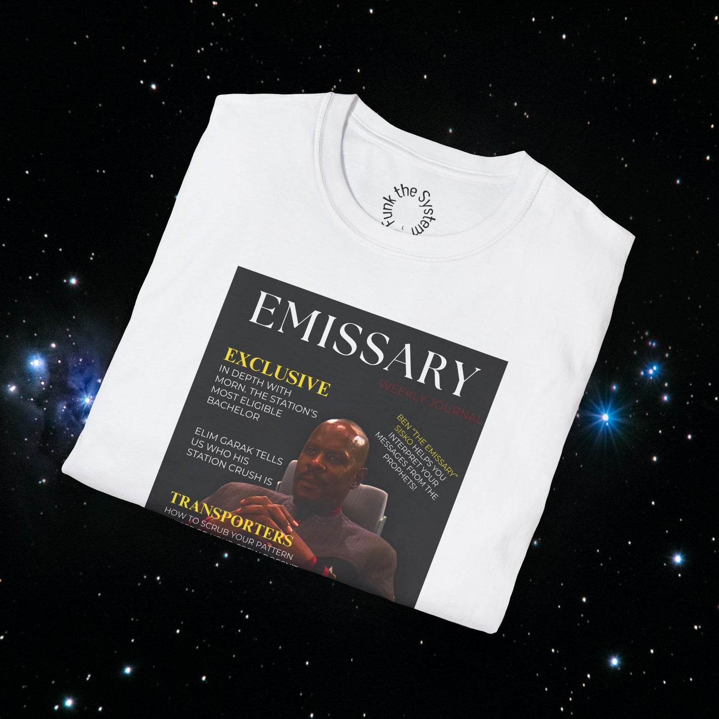 Emissary Weekly (Deep Space 9 Magazine Cover) Softstyle T-shirt