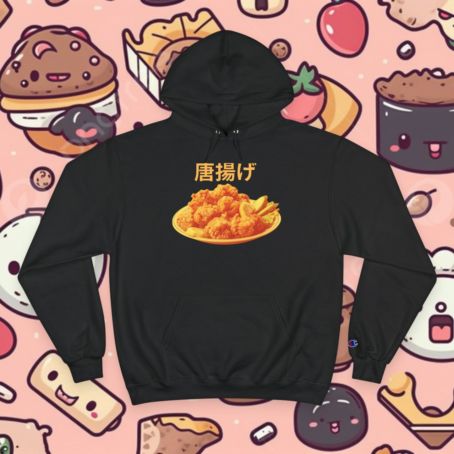 KARAAGE!!!! Medium-Heavy Champion Hoodie