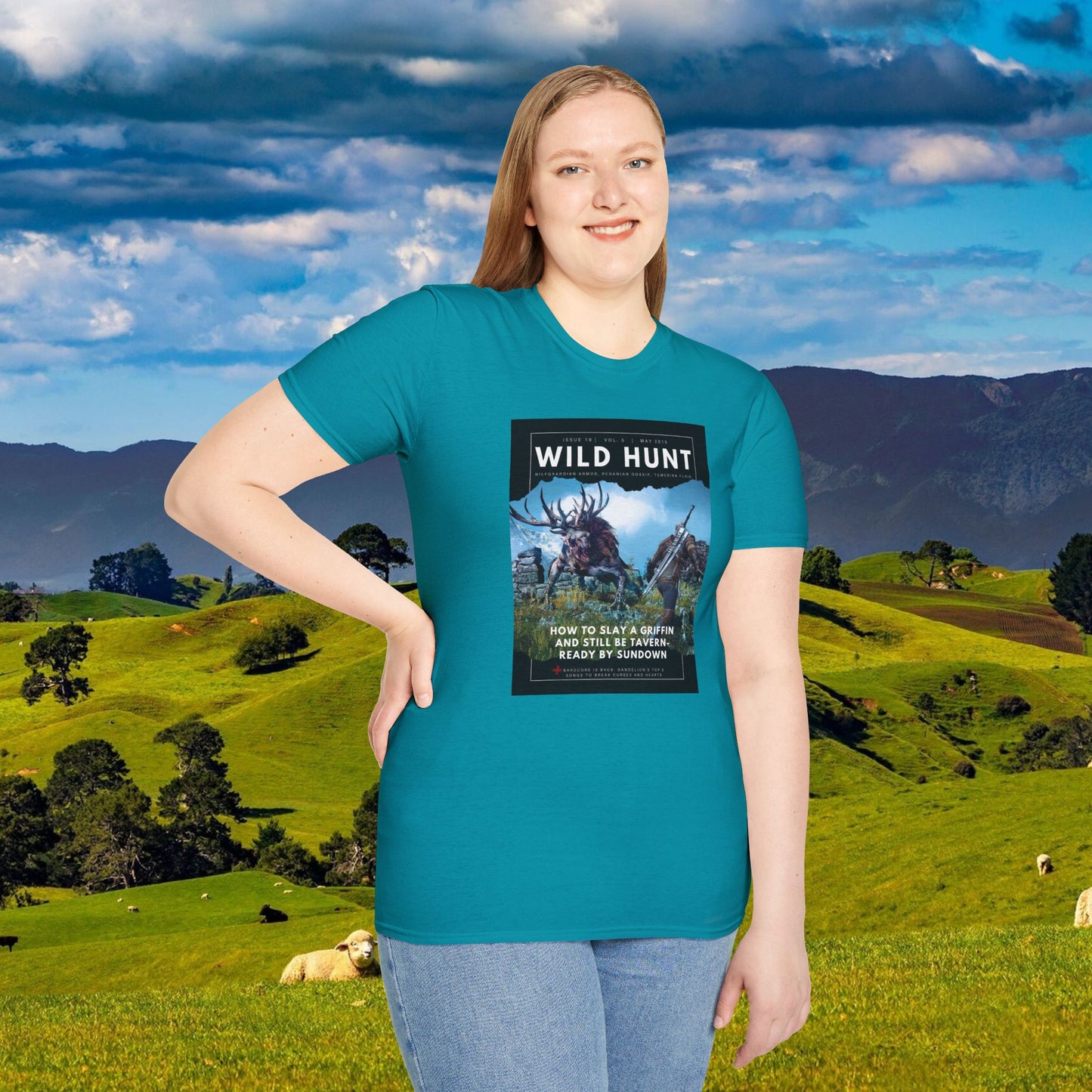 Wild Hunt (Witcher Magazine Cover) Softstyle T-shirt