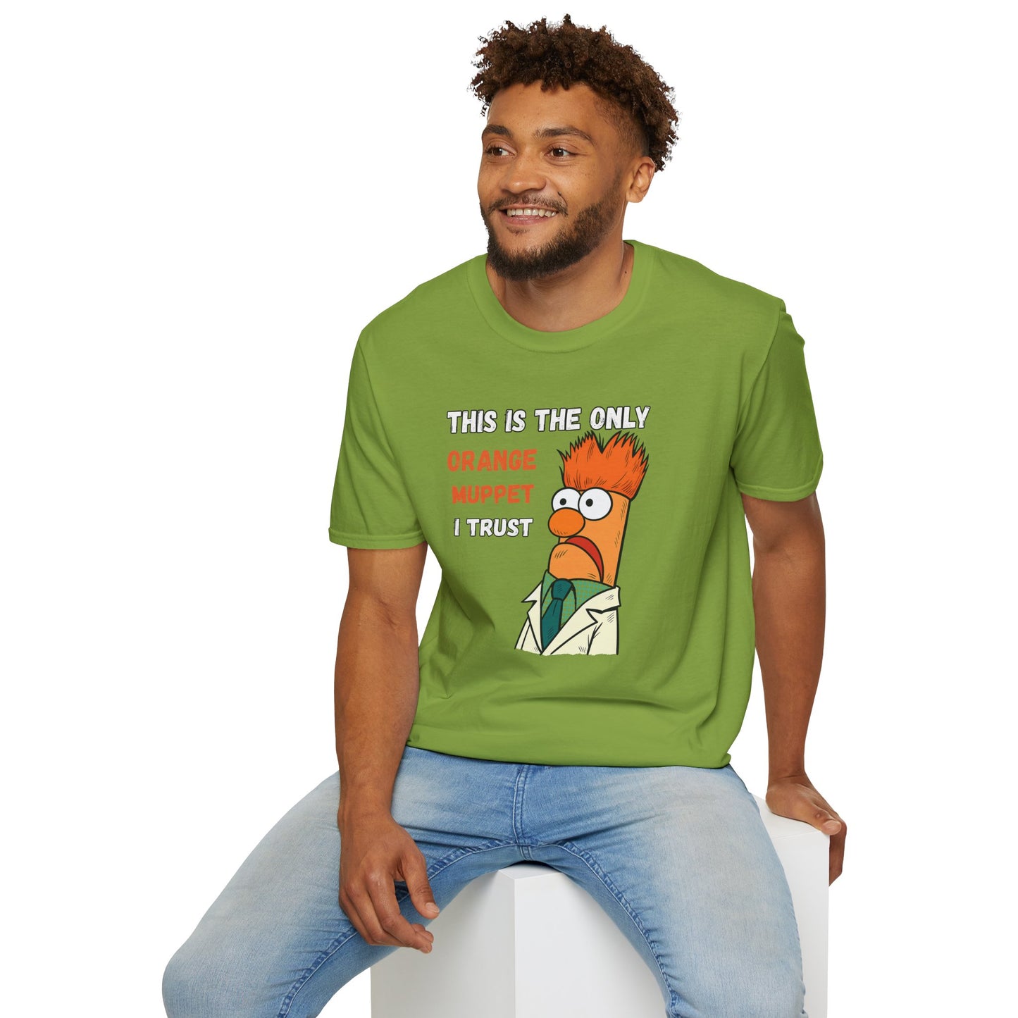 Orange Muppet Softstyle T-shirt