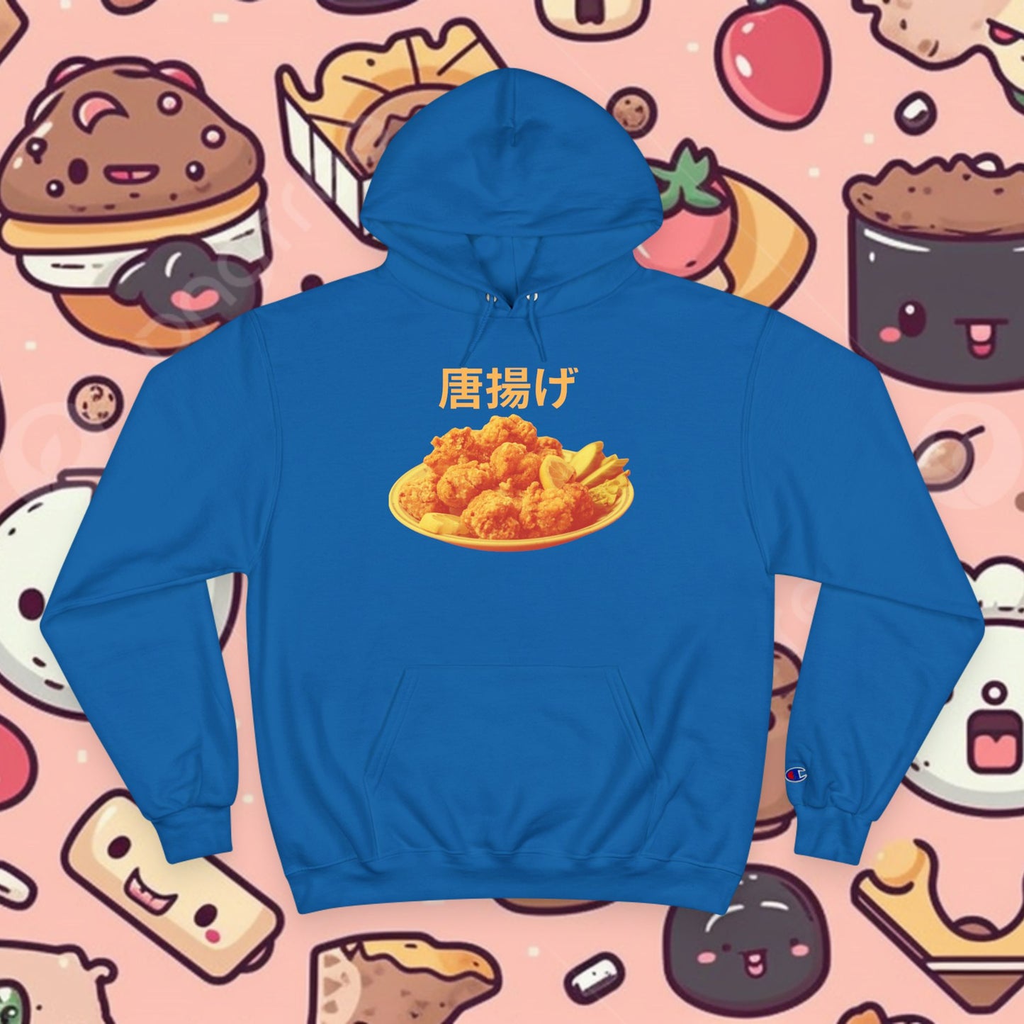 KARAAGE!!!! Medium-Heavy Champion Hoodie