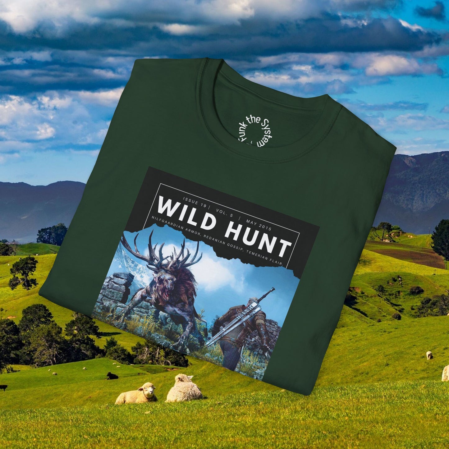 Wild Hunt (Witcher Magazine Cover) Softstyle T-shirt