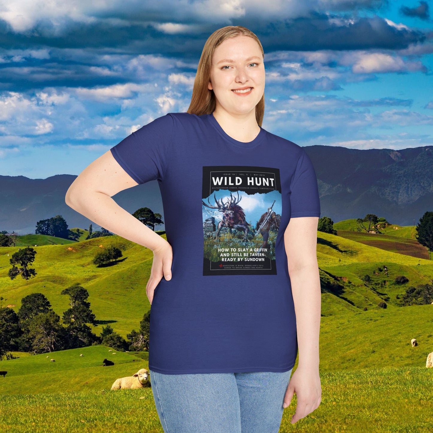 Wild Hunt (Witcher Magazine Cover) Softstyle T-shirt