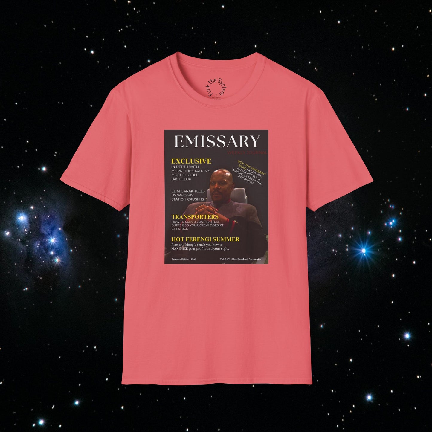 Emissary Weekly (Deep Space 9 Magazine Cover) Softstyle T-shirt