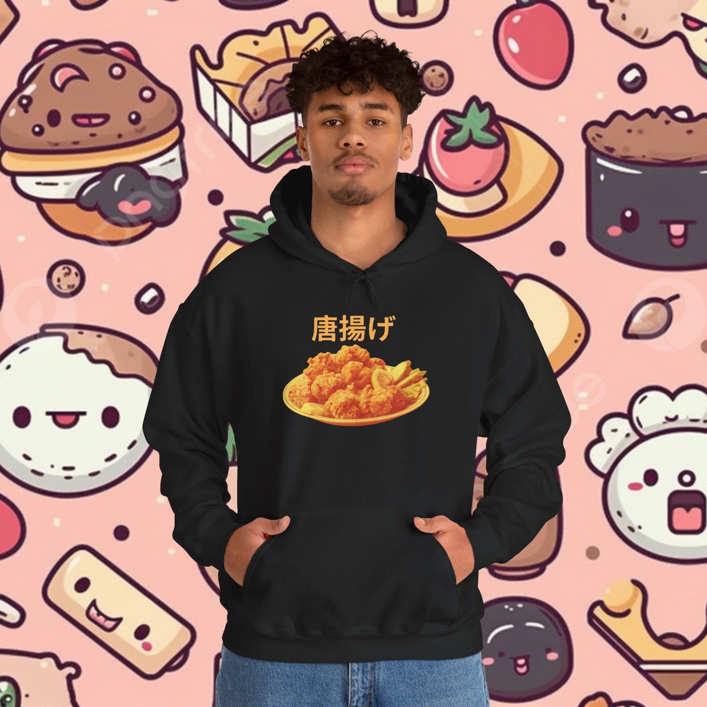 KARAAGE!!!! Relaxed Fit Hoodie