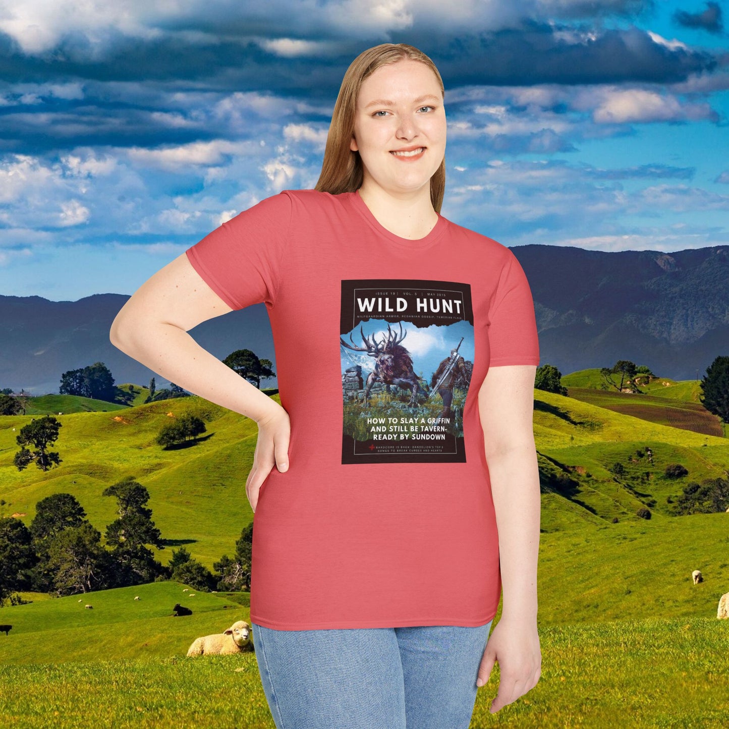 Wild Hunt (Witcher Magazine Cover) Softstyle T-shirt