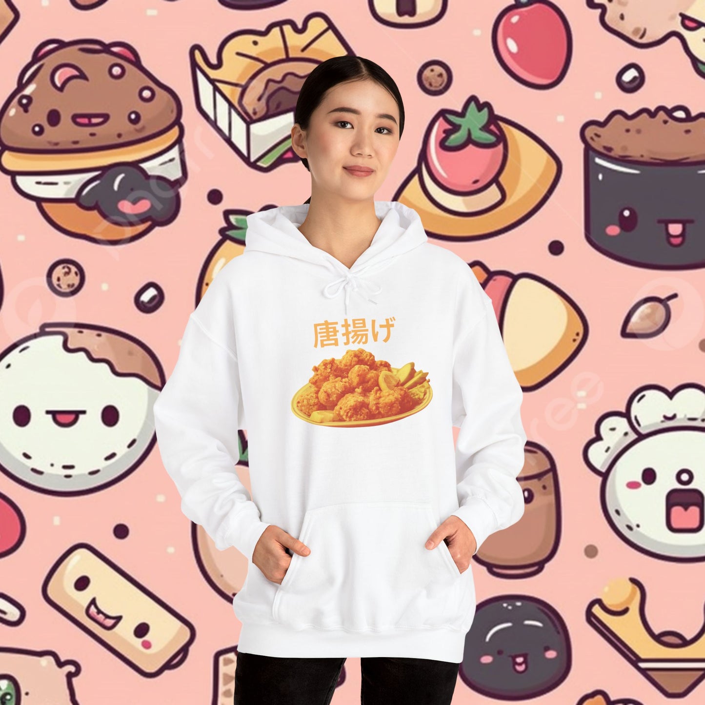 KARAAGE!!!! Relaxed Fit Hoodie