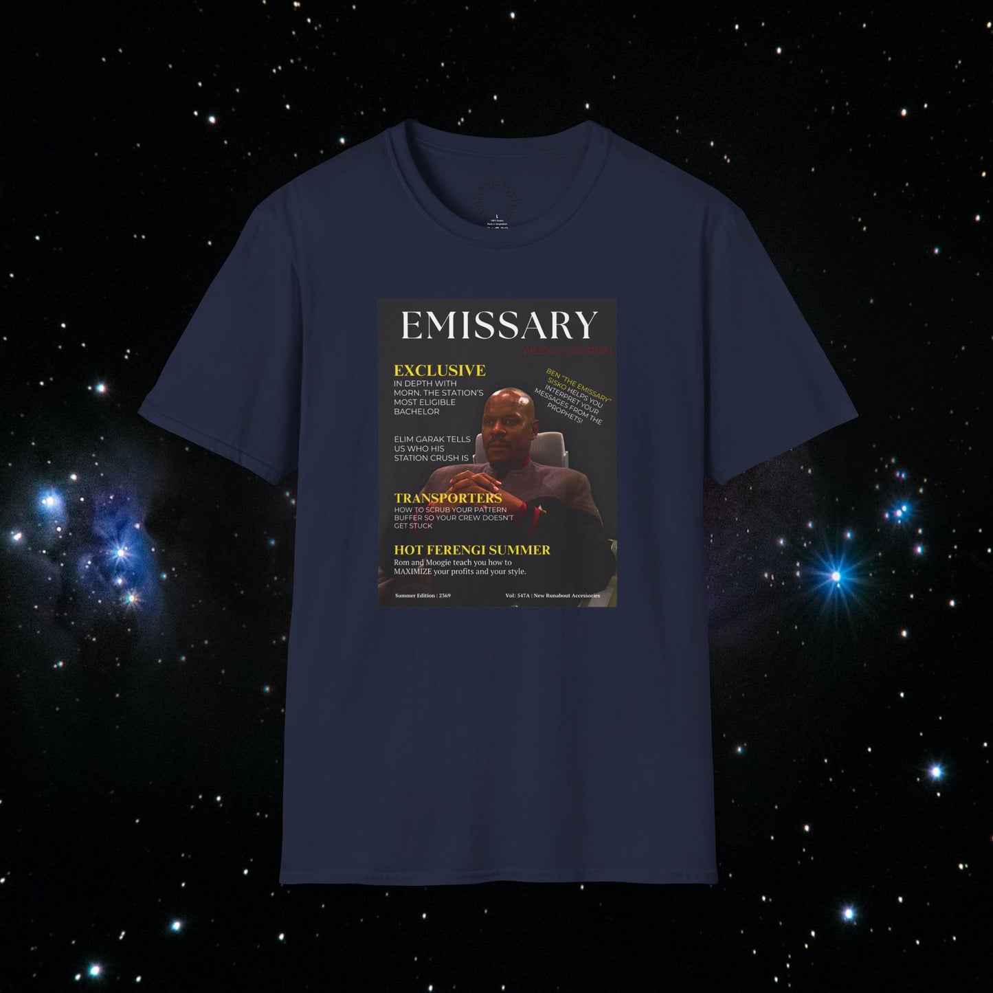 Emissary Weekly (Deep Space 9 Magazine Cover) Softstyle T-shirt
