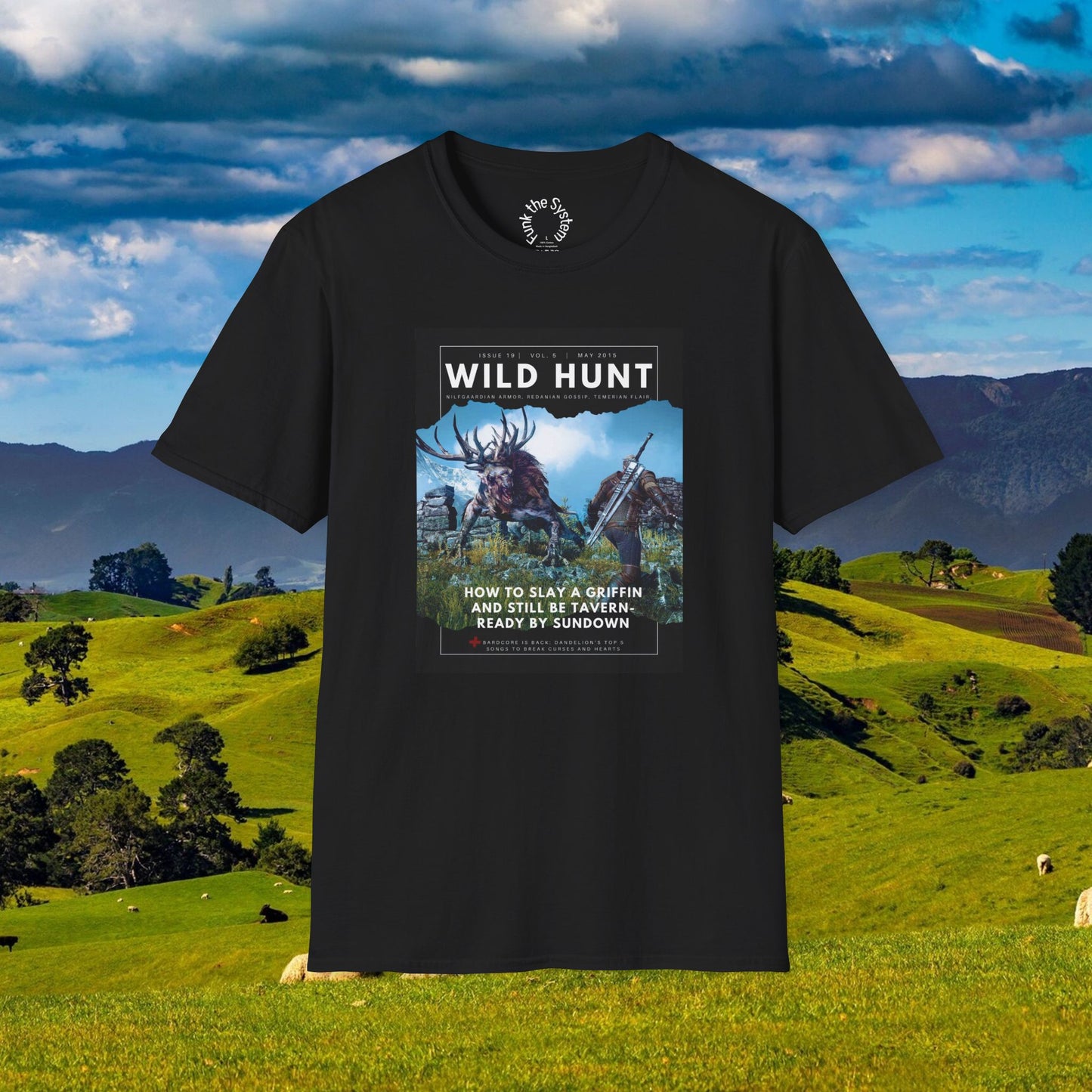 Wild Hunt (Witcher Magazine Cover) Softstyle T-shirt
